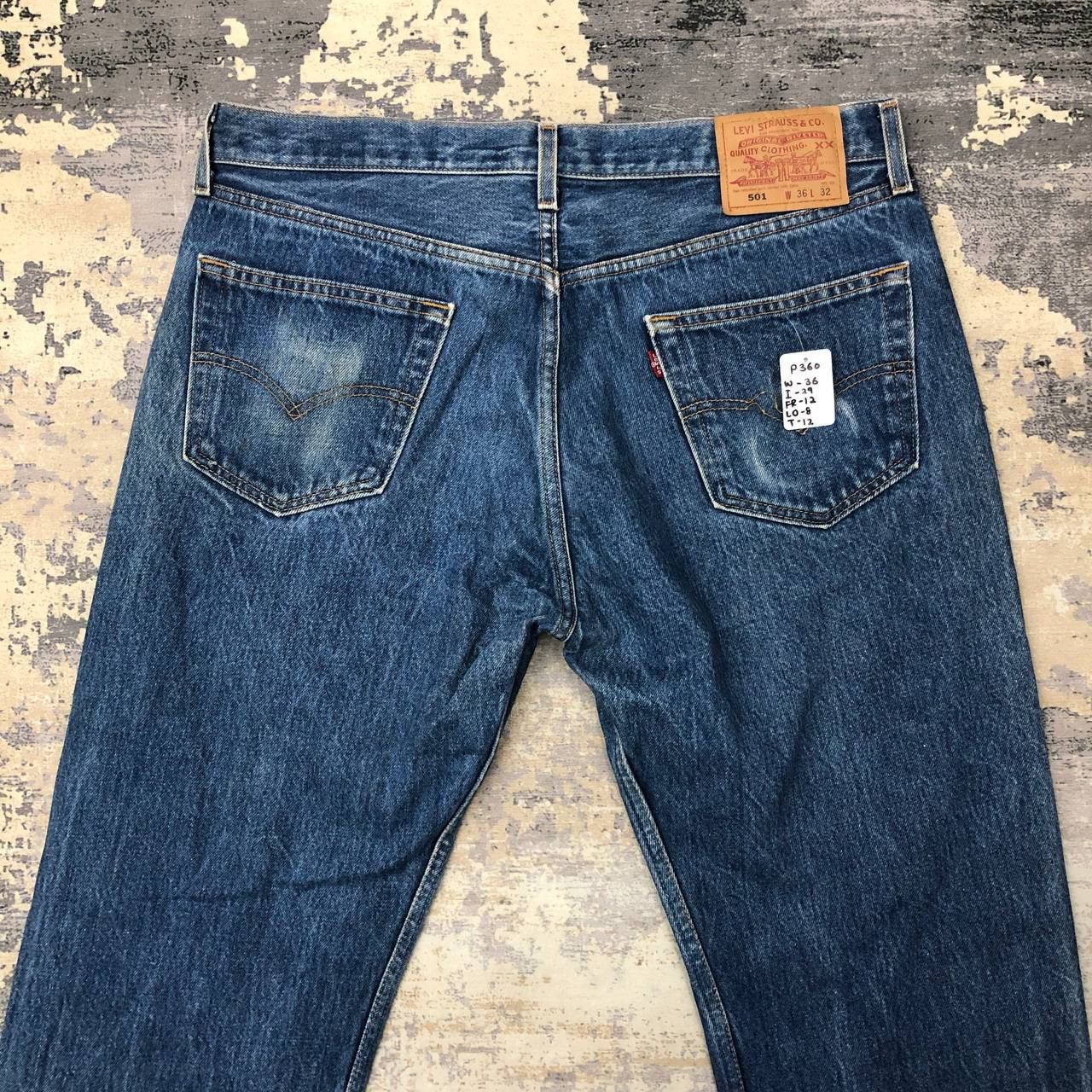 Levi's P360 Vtg LEVI'S 501 RIPPED JEANS Size US 36 / EU 52 - 4 Thumbnail