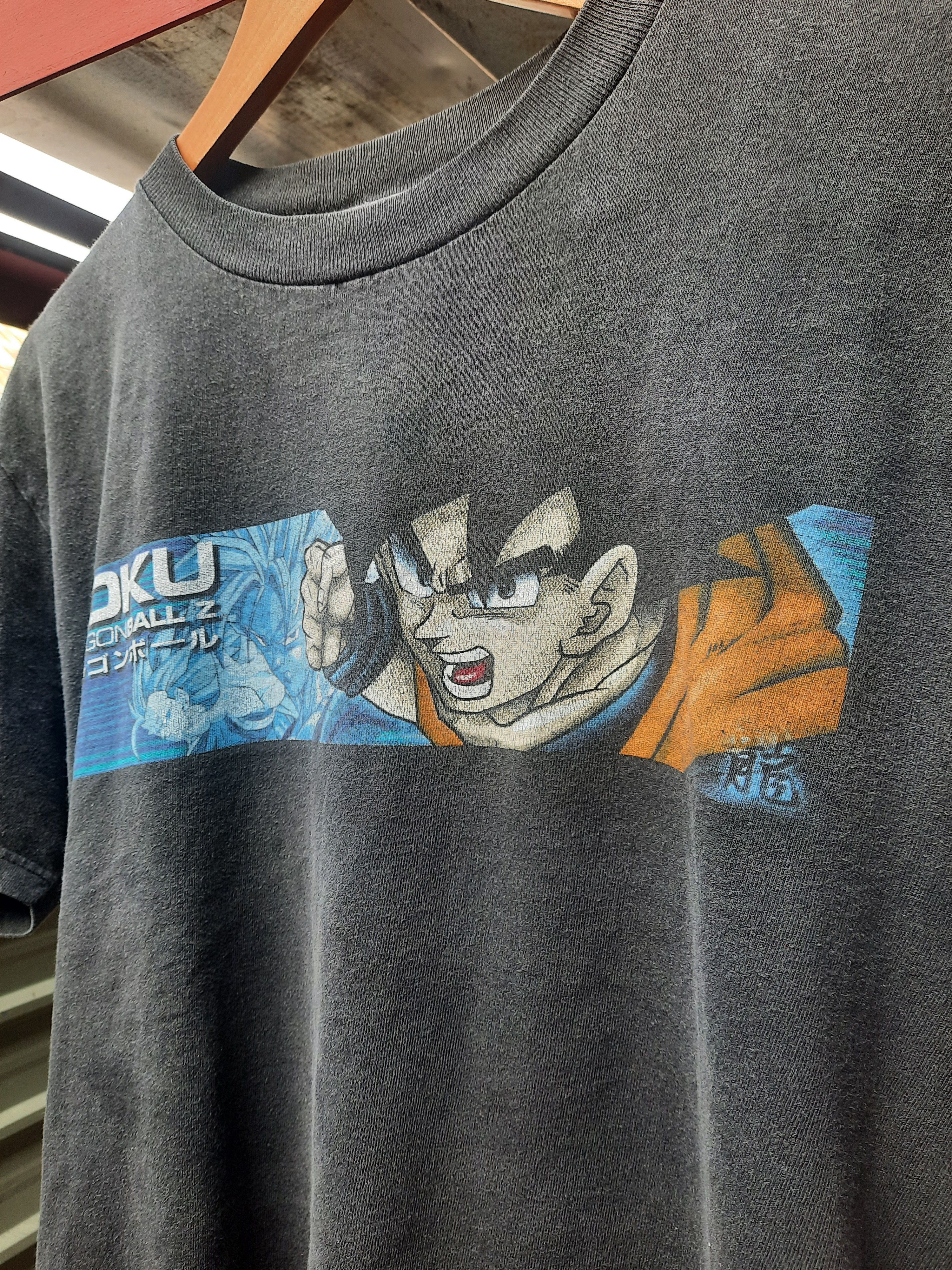 Anime Rare 1998 Goku Dragon Ball Z Tee Size US M / EU 48-50 / 2 - 2 Thumbnail