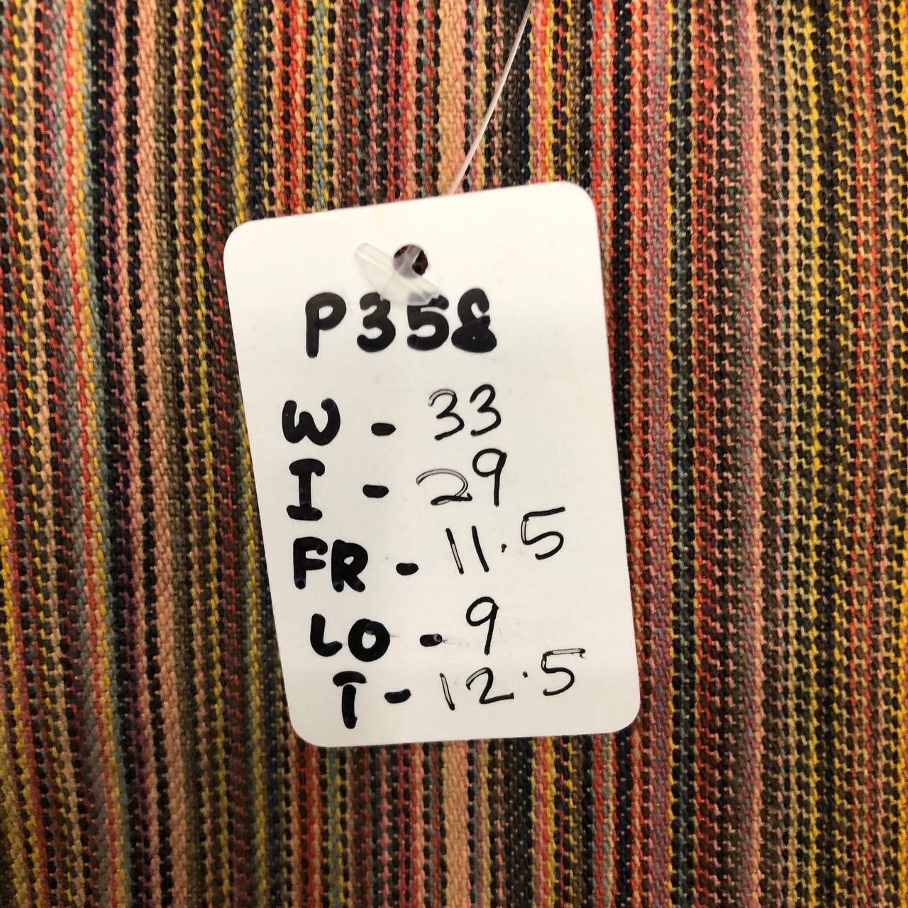 Japanese Brand P358 VTG JAPAN STRIPED JEANS Size US 33 - 8 Thumbnail