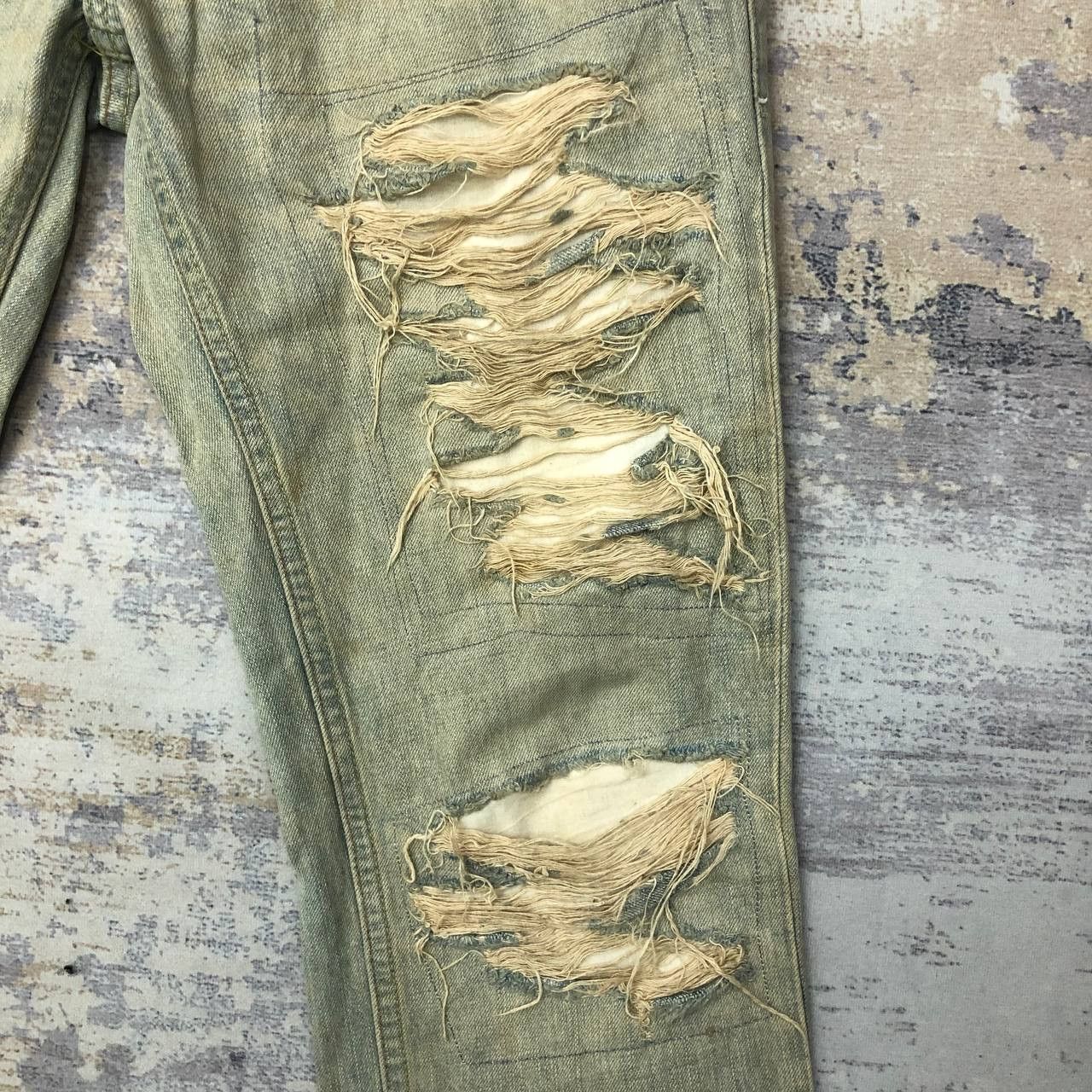 Levi's P356 511 SLIM LEVI'S RIPPED DISTRESSED JEANS Size US 32 / EU 48 - 13 Thumbnail