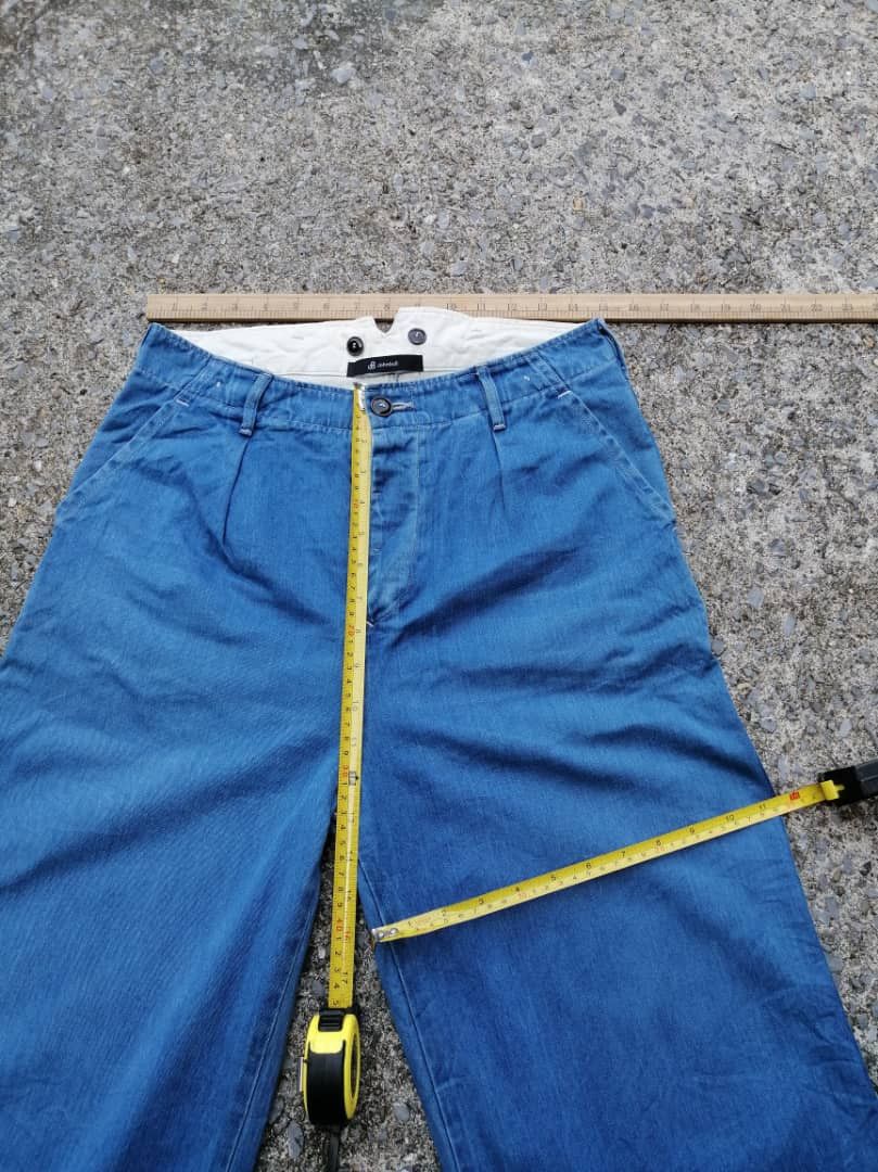 Japanese Brand × Johnbull John Bill Wide Leg Made In Japan Denim Jeans Size US 30 / EU 46 - 3 Thumbnail