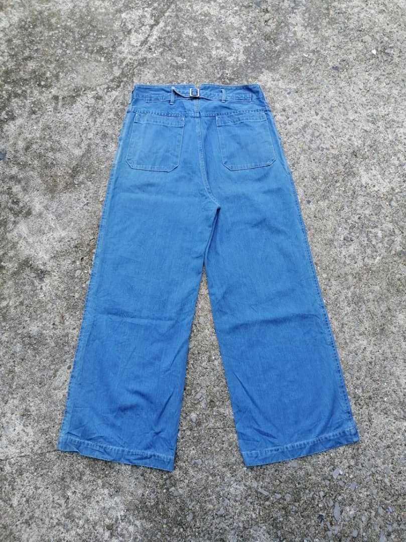 Japanese Brand × Johnbull John Bill Wide Leg Made In Japan Denim Jeans Size US 30 / EU 46 - 2 Thumbnail