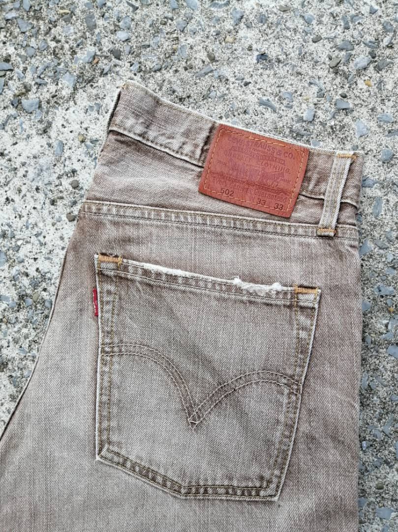 Levi's × Levi's Vintage Clothing Levi's Strauss 502 Brown Denim Jeans Size US 33 - 8 Thumbnail