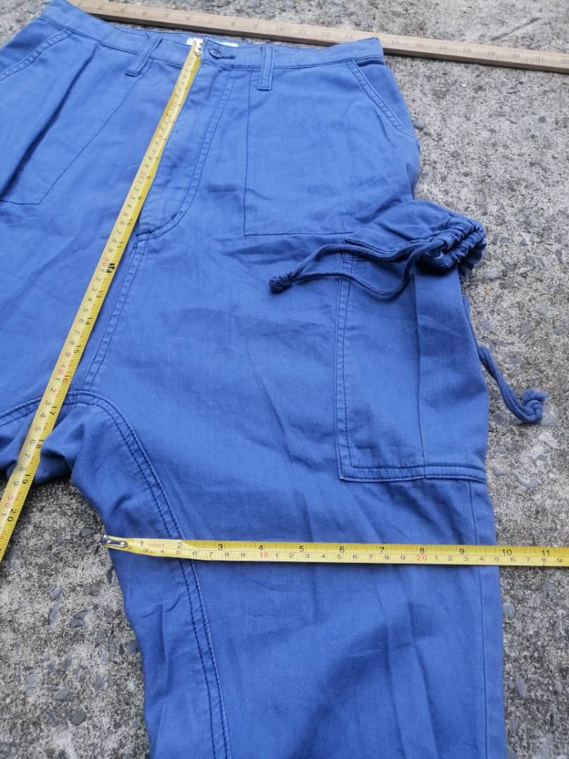 Issey Miyake × Japanese Brand × Ne-Net Ne-Net Blue Pants Issey Miyake Size US 28 / EU 44 - 4 Thumbnail