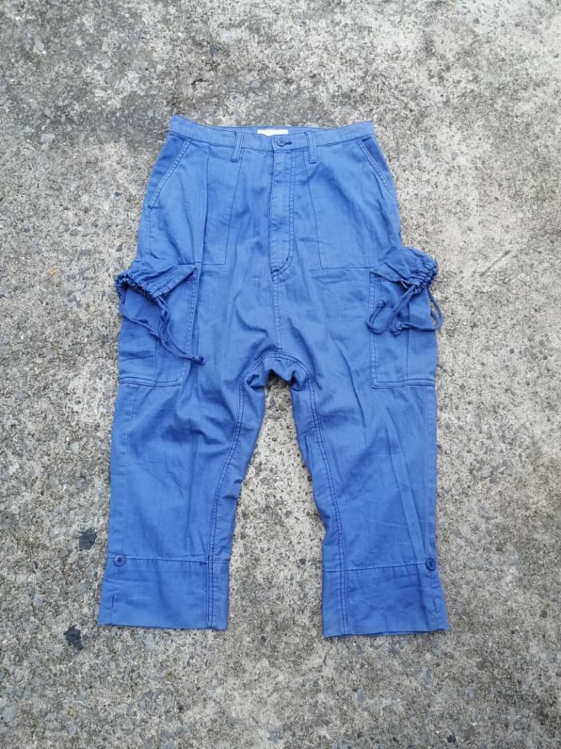 Issey Miyake × Japanese Brand × Ne-Net Ne-Net Blue Pants Issey Miyake Size US 28 / EU 44 - 1 Thumbnail
