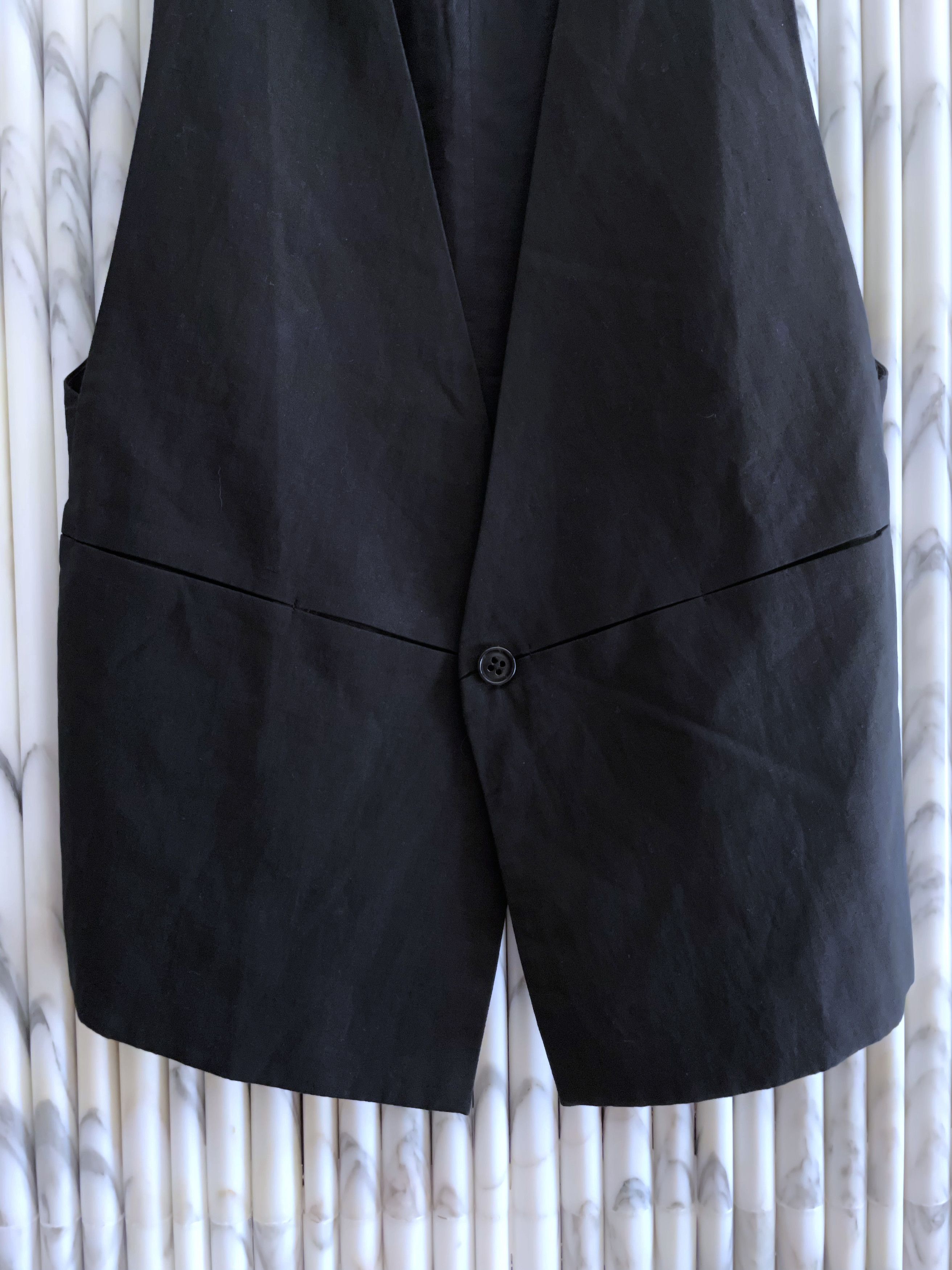 Damir Doma CLASSIC BLACK LONG WAISTCOAT Size 38R - 4 Thumbnail