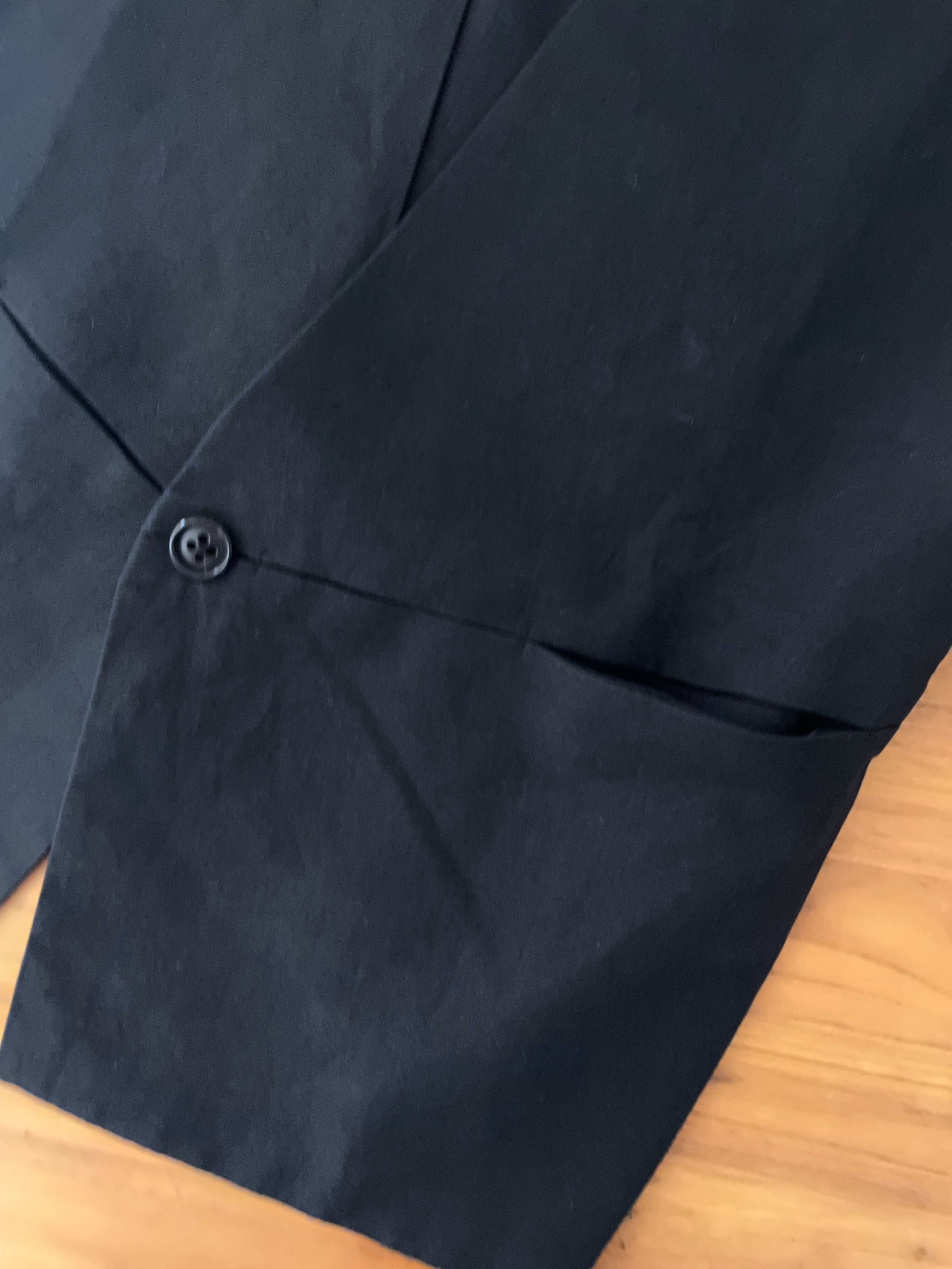 Damir Doma CLASSIC BLACK LONG WAISTCOAT Size 38R - 6 Thumbnail