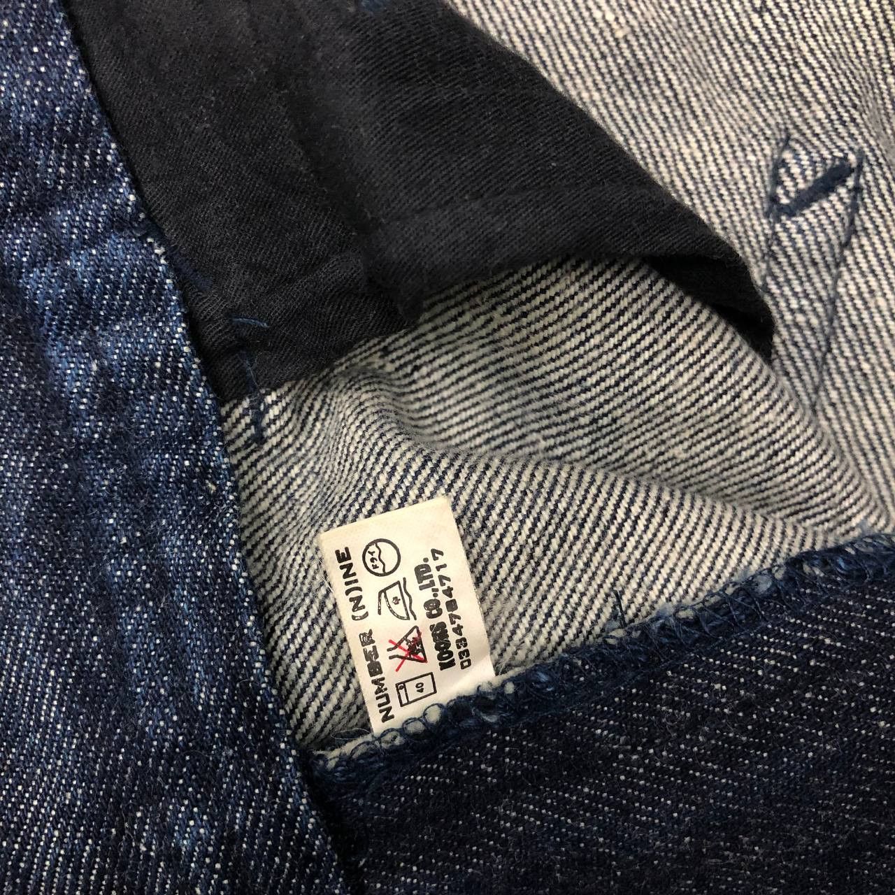 Number (N)ine P352 NUMBER (N)INE JAPAN SLIMFIT JEANS Size US 30 / EU 46 - 5 Thumbnail