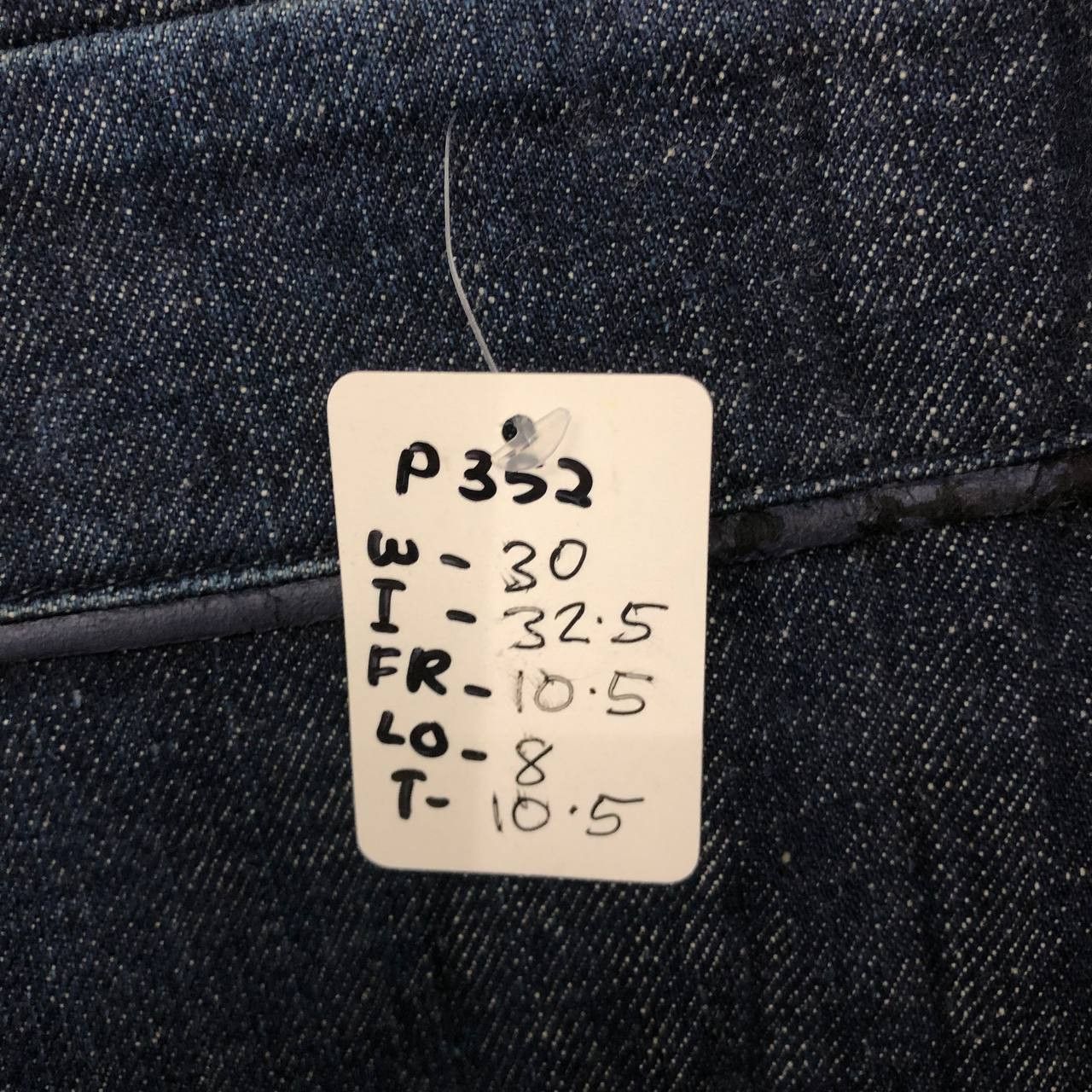 Number (N)ine P352 NUMBER (N)INE JAPAN SLIMFIT JEANS Size US 30 / EU 46 - 9 Thumbnail