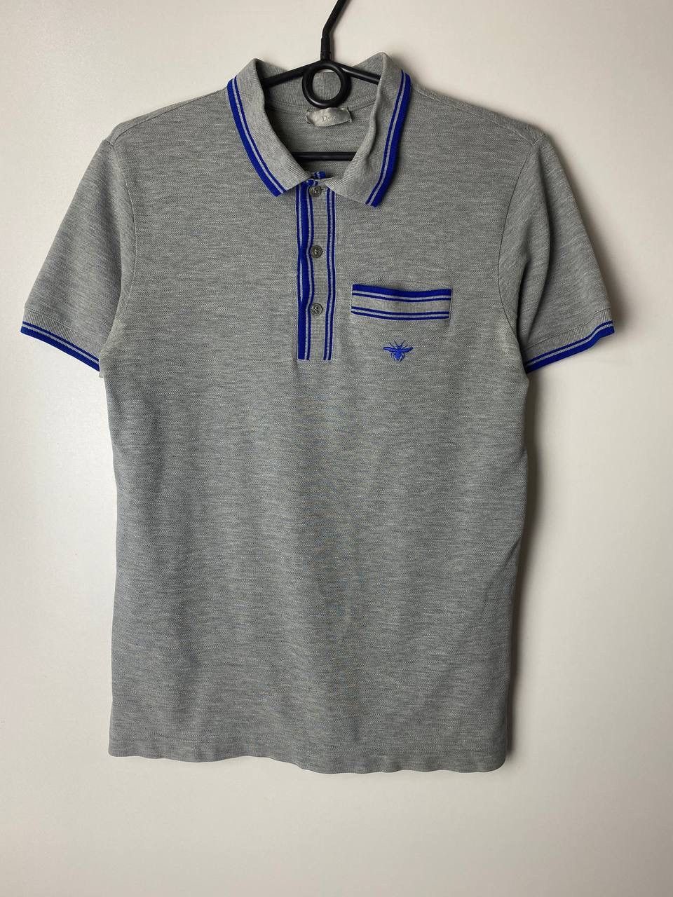 Dior Dior Homme SS06 Black Polo Shirt Rhinestones in size S | Grailed