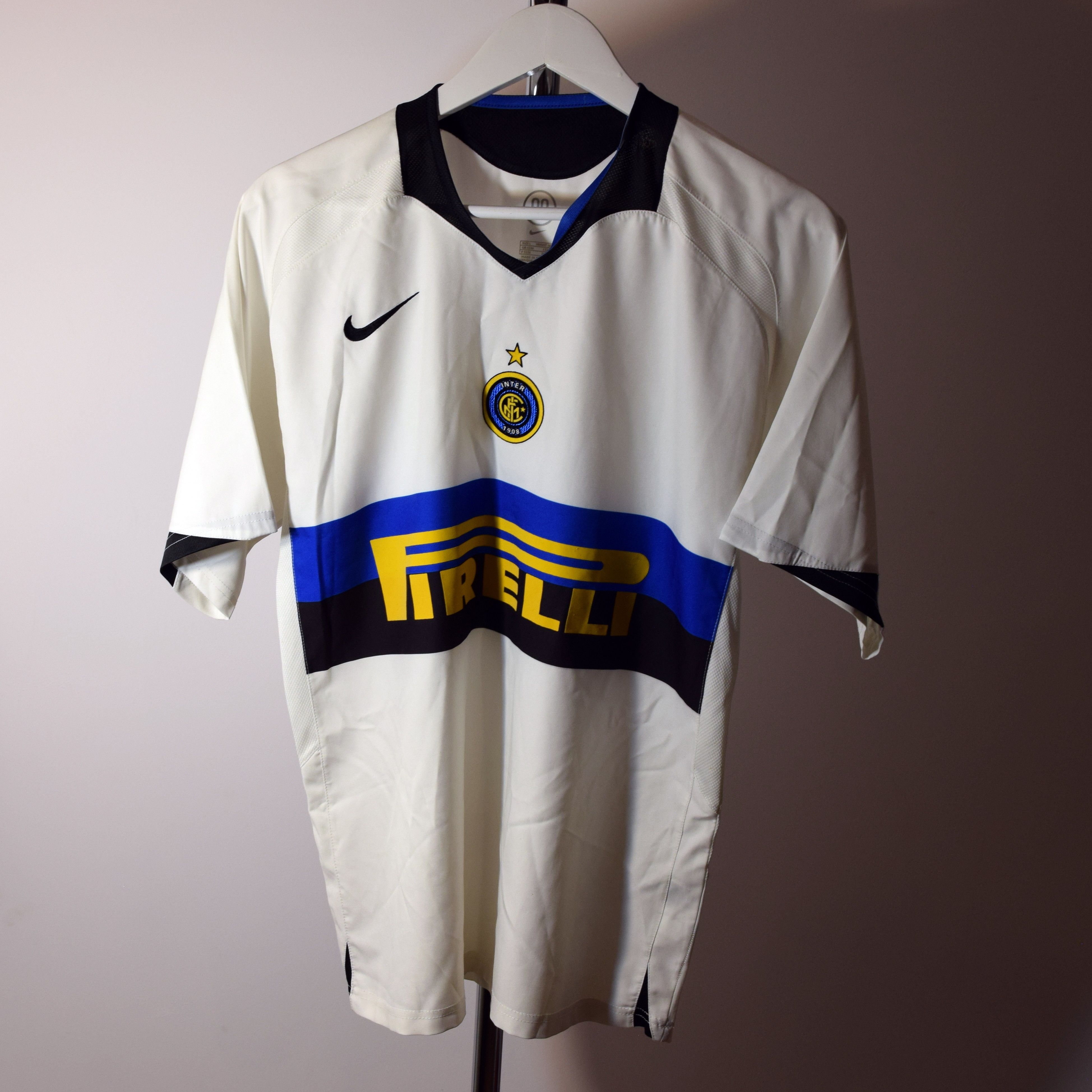 INTER MILAN 2005/06 AWAY SHIRT FOOTBALL SOCCER JERSEY NIKE L