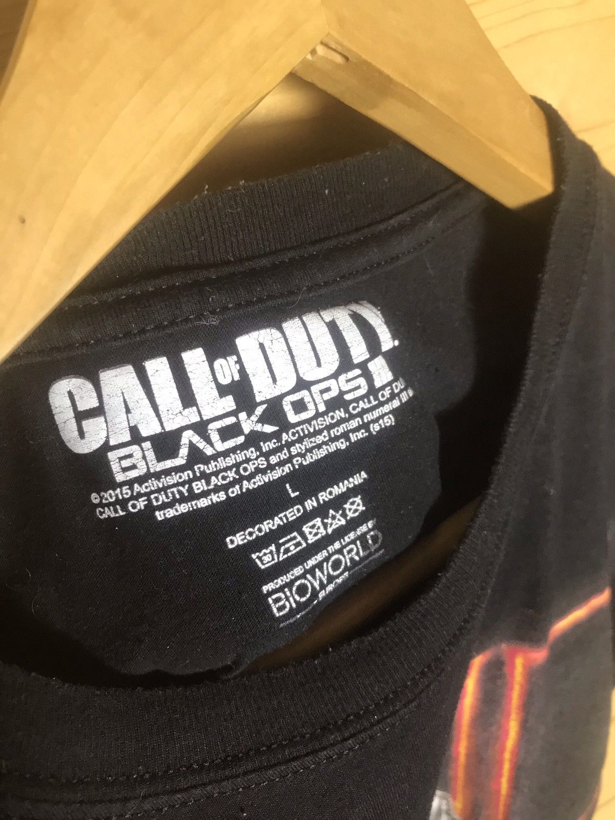 The Game Call of Duty black ops promo t-shirt Size US L / EU 52-54 / 3 - 8 Thumbnail