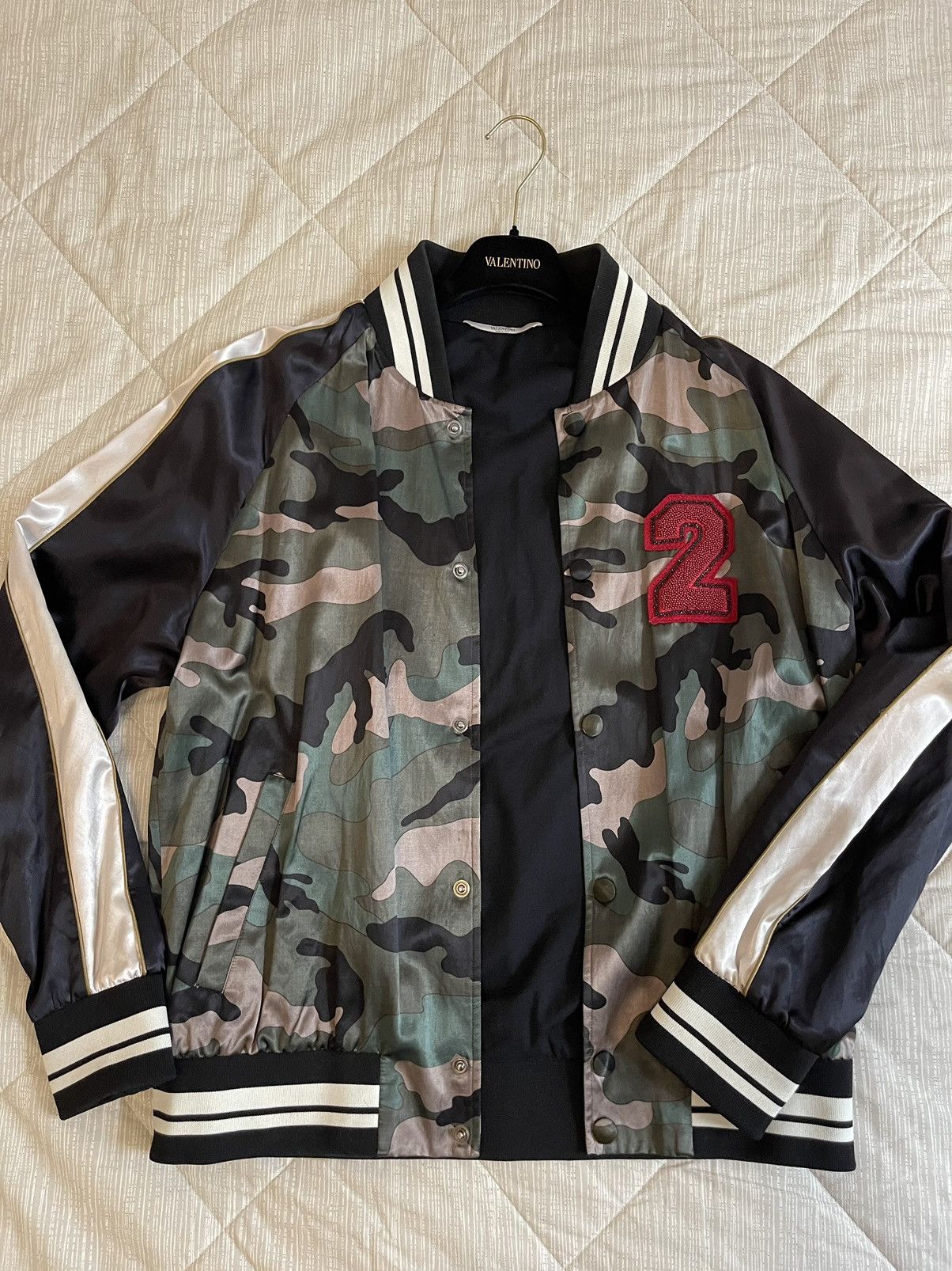 ジャケット VALENTINO FW25 Jackets (7V3DC04QB0W 558) Valentino X Undercover Ufo Face Jacket | The Webster