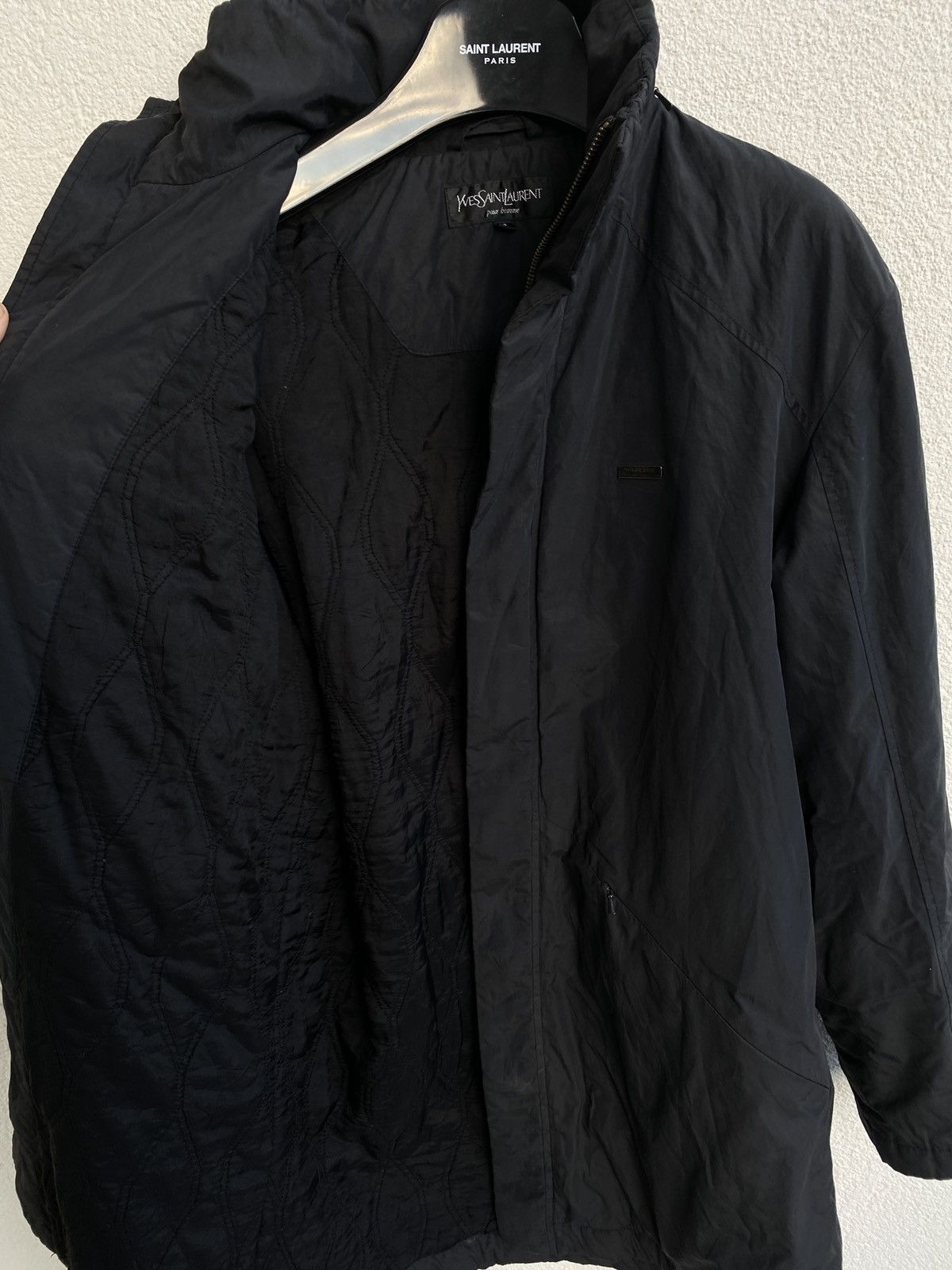 Yves Saint Laurent Warm YSL Jacket Black Winter Saint Laurent Jacket Size US S / EU 44-46 / 1 - 17 Thumbnail