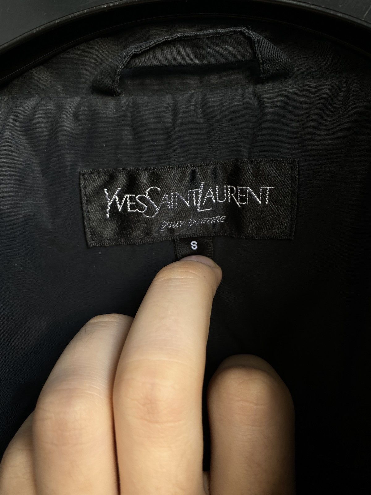 Yves Saint Laurent Warm YSL Jacket Black Winter Saint Laurent Jacket Size US S / EU 44-46 / 1 - 3 Thumbnail