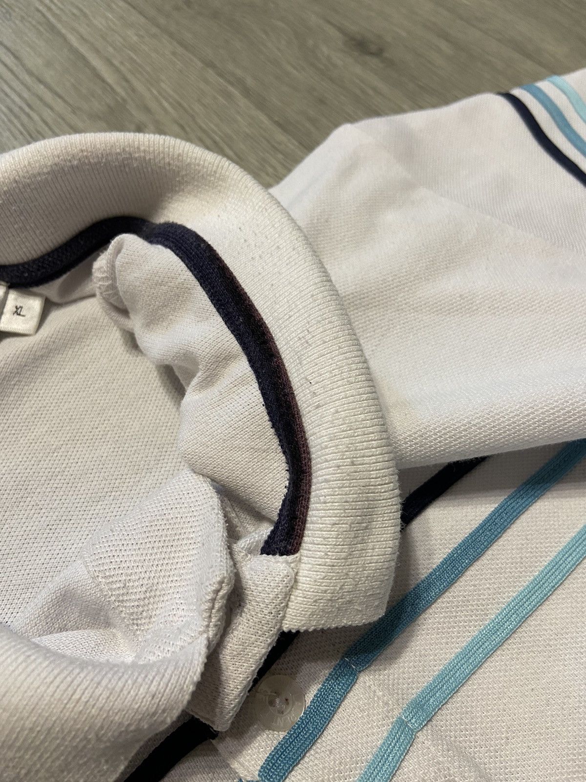 Vintage × Yves Saint Laurent Yves Saint Laurent Big Logo Polo Size US XL / EU 56 / 4 - 7 Thumbnail