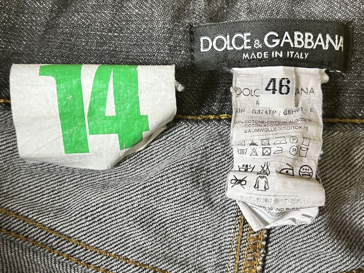 Dolce & Gabbana Vintage 1980s Distressed DOLCE & GABBANA Denim Jeans Size US 33 - 21 Thumbnail