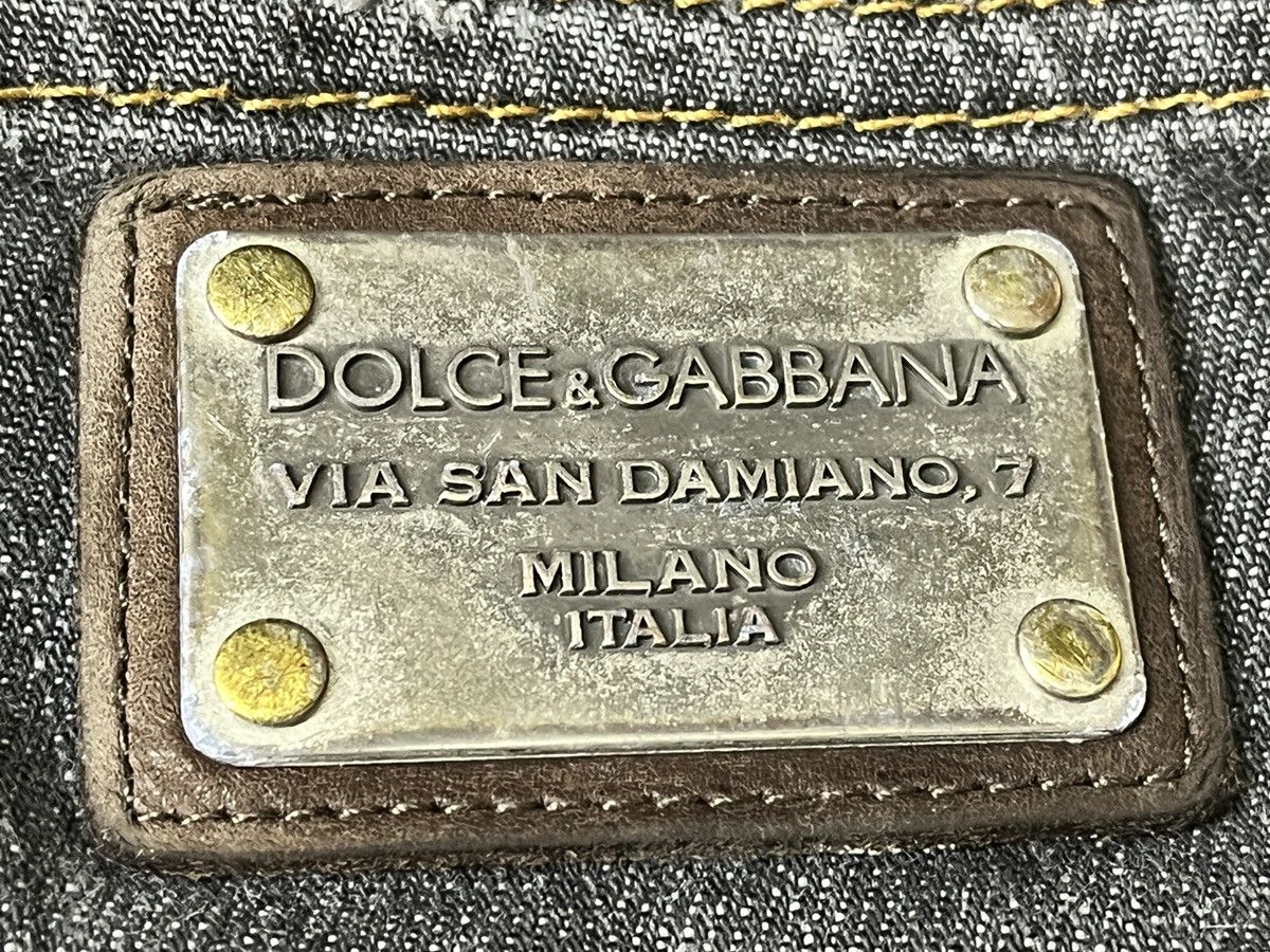 Dolce & Gabbana Vintage 1980s Distressed DOLCE & GABBANA Denim Jeans Size US 33 - 10 Thumbnail