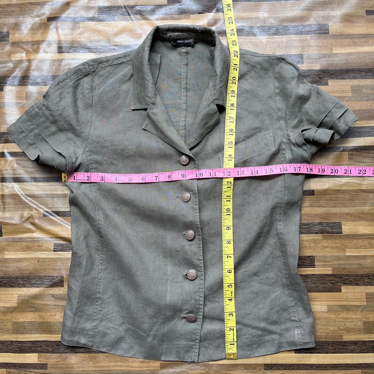 Fendi × Vintage Slim Fit Fendi Vintage 1980s Buttons Up Size US S / EU 44-46 / 1 - 4 Thumbnail