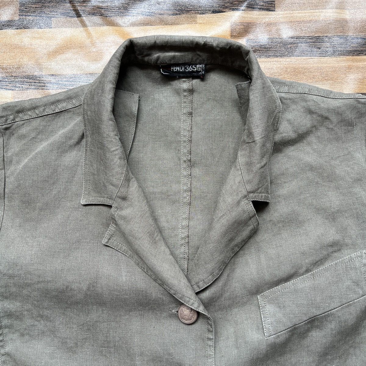 Fendi × Vintage Slim Fit Fendi Vintage 1980s Buttons Up Size US S / EU 44-46 / 1 - 5 Thumbnail