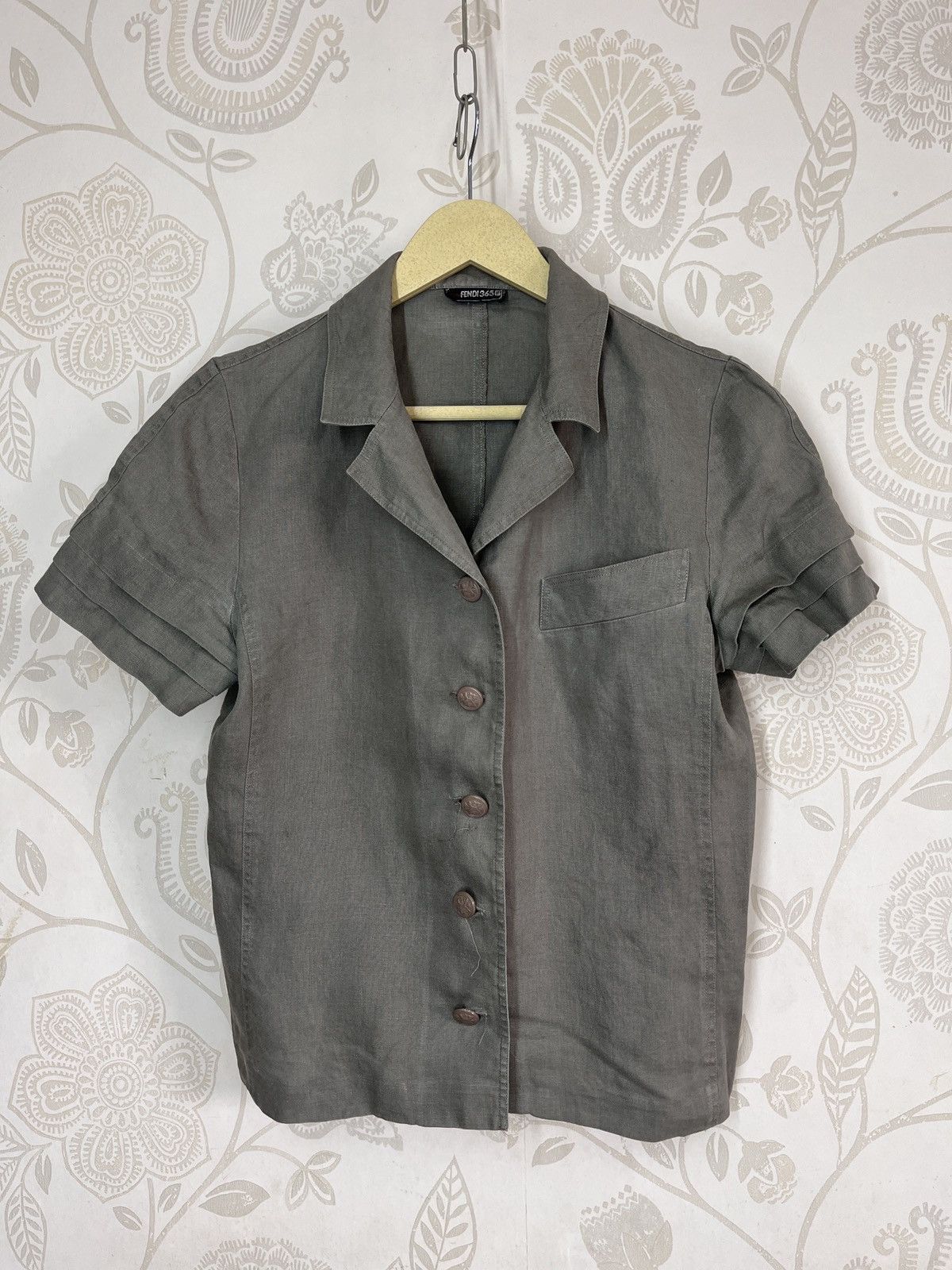 Fendi × Vintage Slim Fit Fendi Vintage 1980s Buttons Up Size US S / EU 44-46 / 1 - 15 Thumbnail