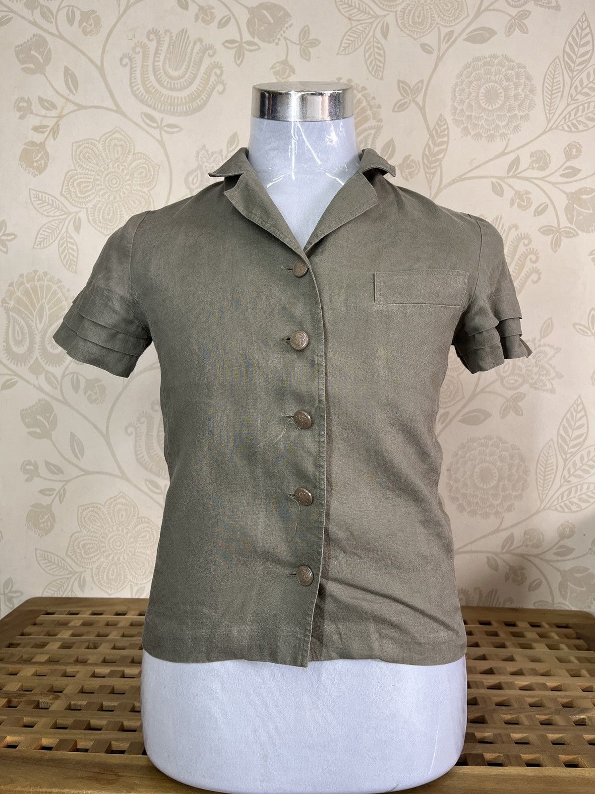 Fendi × Vintage Slim Fit Fendi Vintage 1980s Buttons Up Size US S / EU 44-46 / 1 - 1 Thumbnail