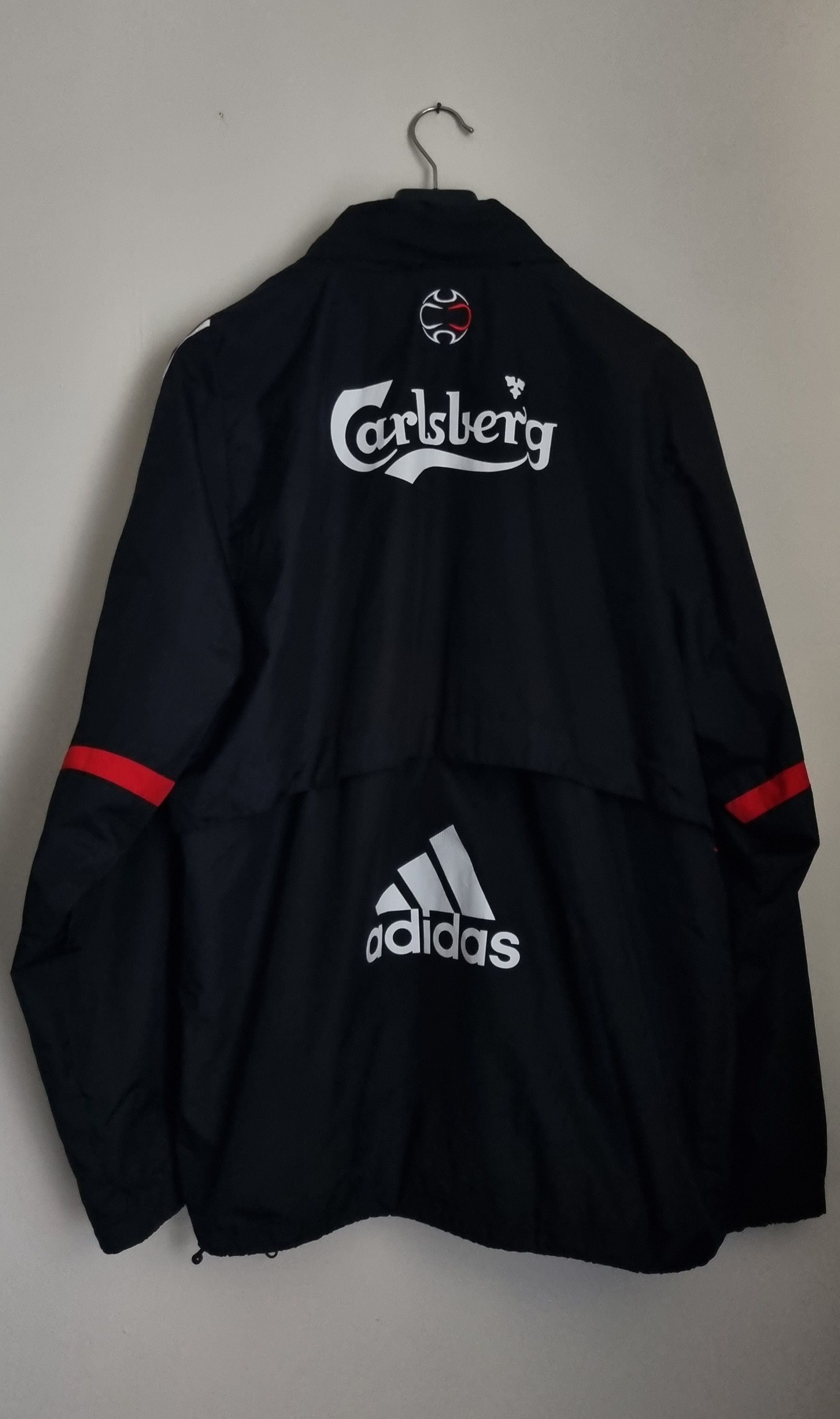 Adidas × Vintage Vintage Adidas Liverpool Carlsberg Jacket Size US L / EU 52-54 / 3 - 8 Thumbnail