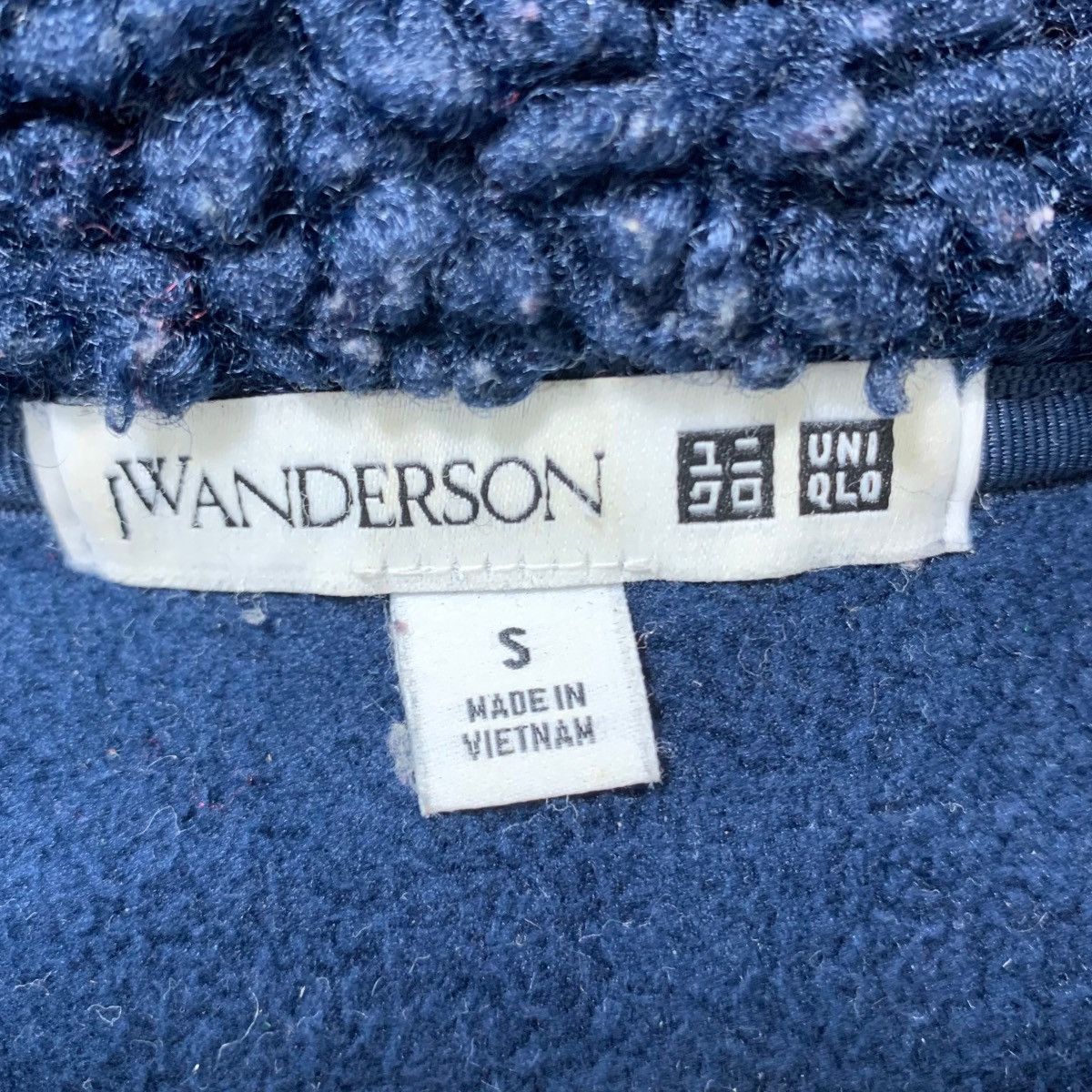 Designer × JW Anderson Vintage JwAnderson Uniqlo Sherpa Fleece Sweater Jacket Size US S / EU 44-46 / 1 - 6 Thumbnail