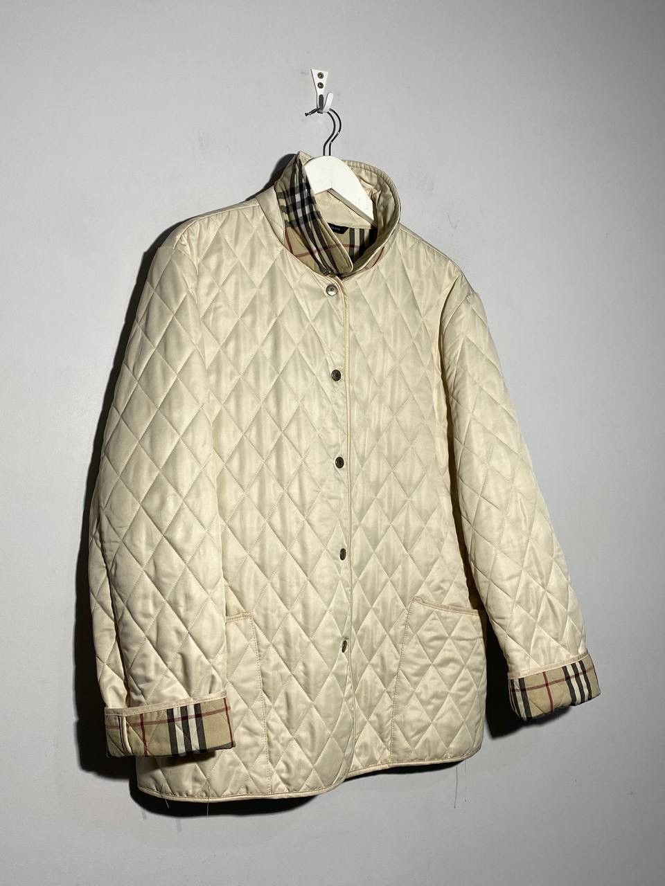 Burberry × Vintage Burberry vintage quilted jacket nova check Size US XL / EU 56 / 4 - 4 Thumbnail