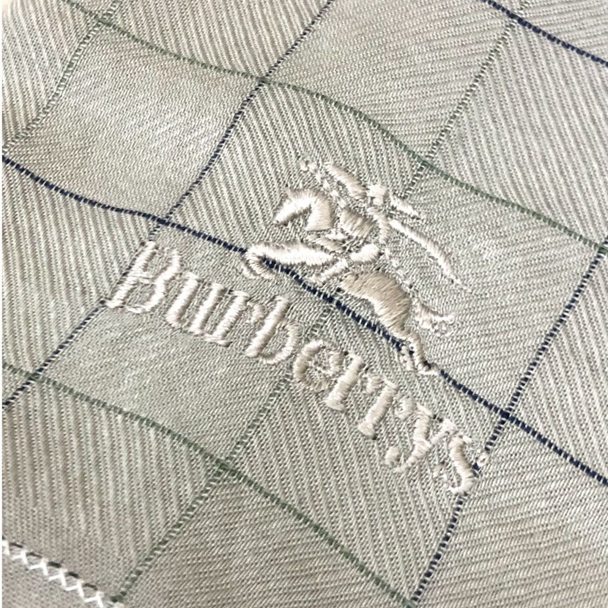 Burberry Burberrys Designer Checkered Handkerchief Pocketsquare Size ONE SIZE - 3 Thumbnail