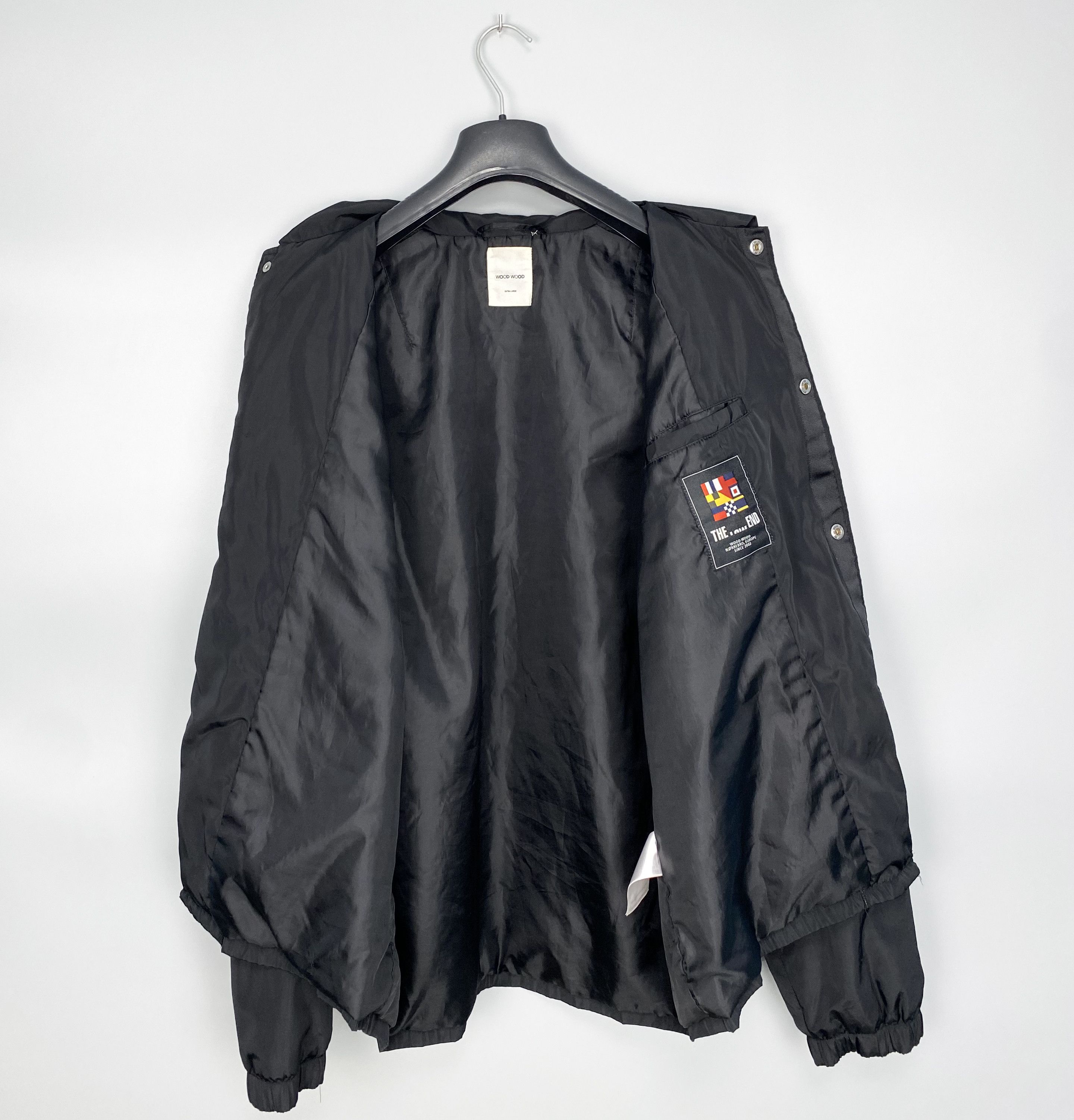 Wood Wood Wood Wood Coach Black Jacket Size US XL / EU 56 / 4 - 4 Thumbnail