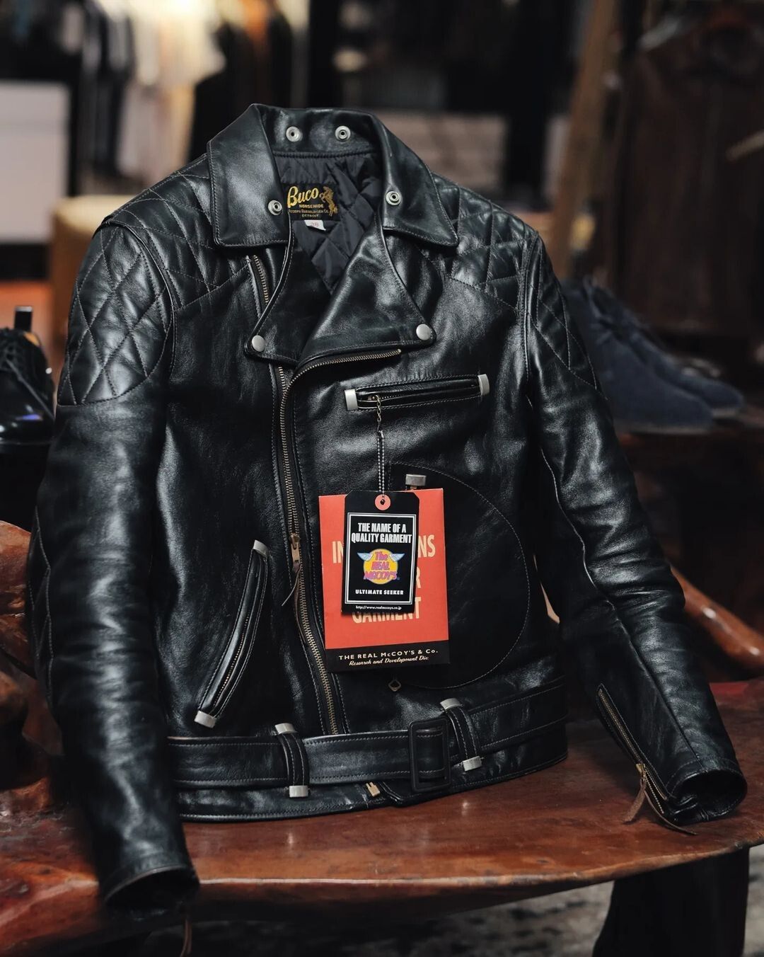 The Real McCoy's The Real McCoy's Buco J-82 Horsehide Rider Jacket