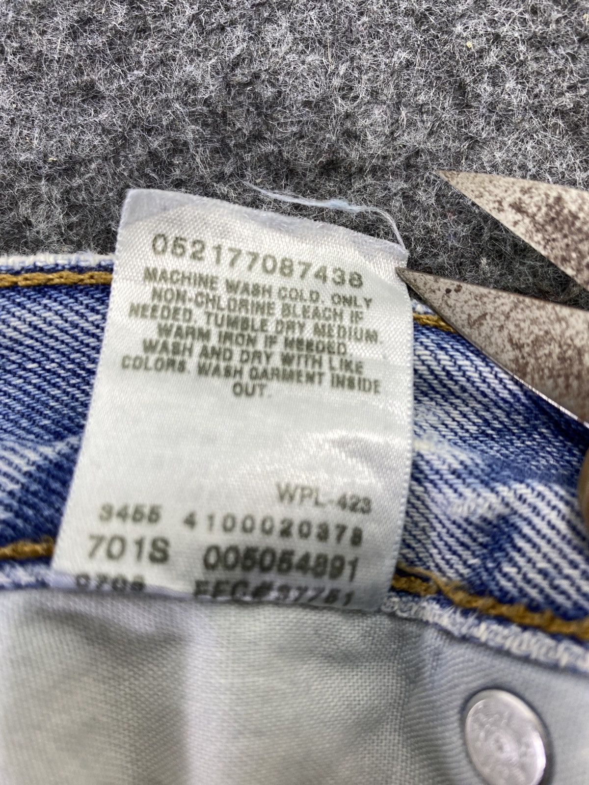 Levi's VINTAGE LEVI'S 505 BLUE WASH JEANS - J687 Size US 34 / EU 50 - 6 Thumbnail