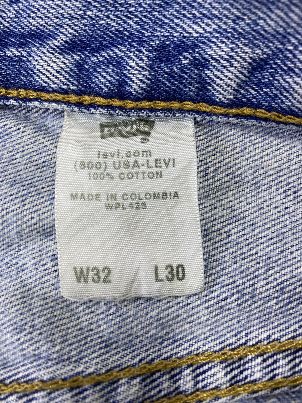 Levi's VINTAGE LEVI'S 501 DISTRESS BLUE WASH JEANS - J690 Size US 32 / EU 48 - 5 Thumbnail