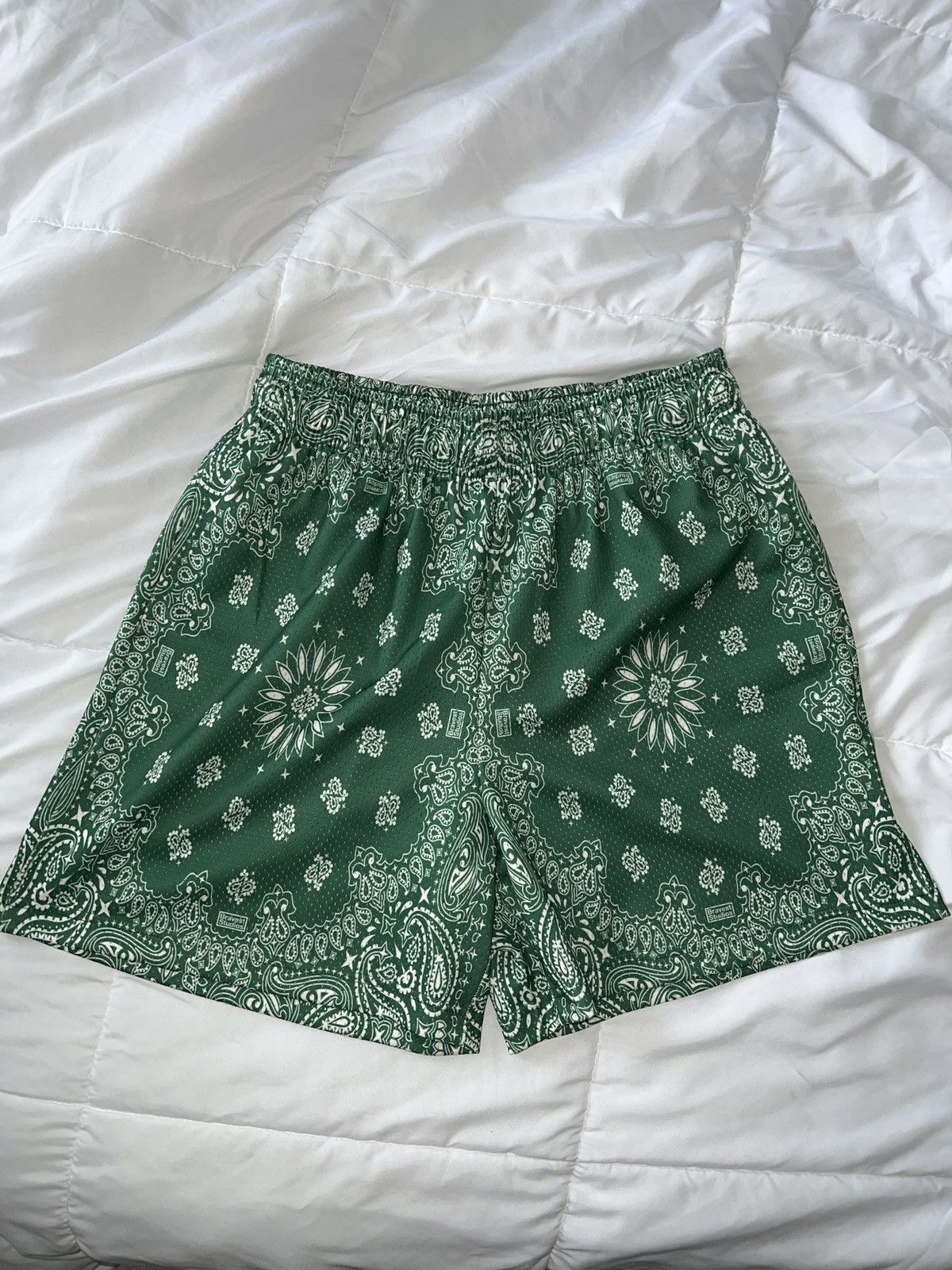 Bravest Studios Paisley Shorts Green