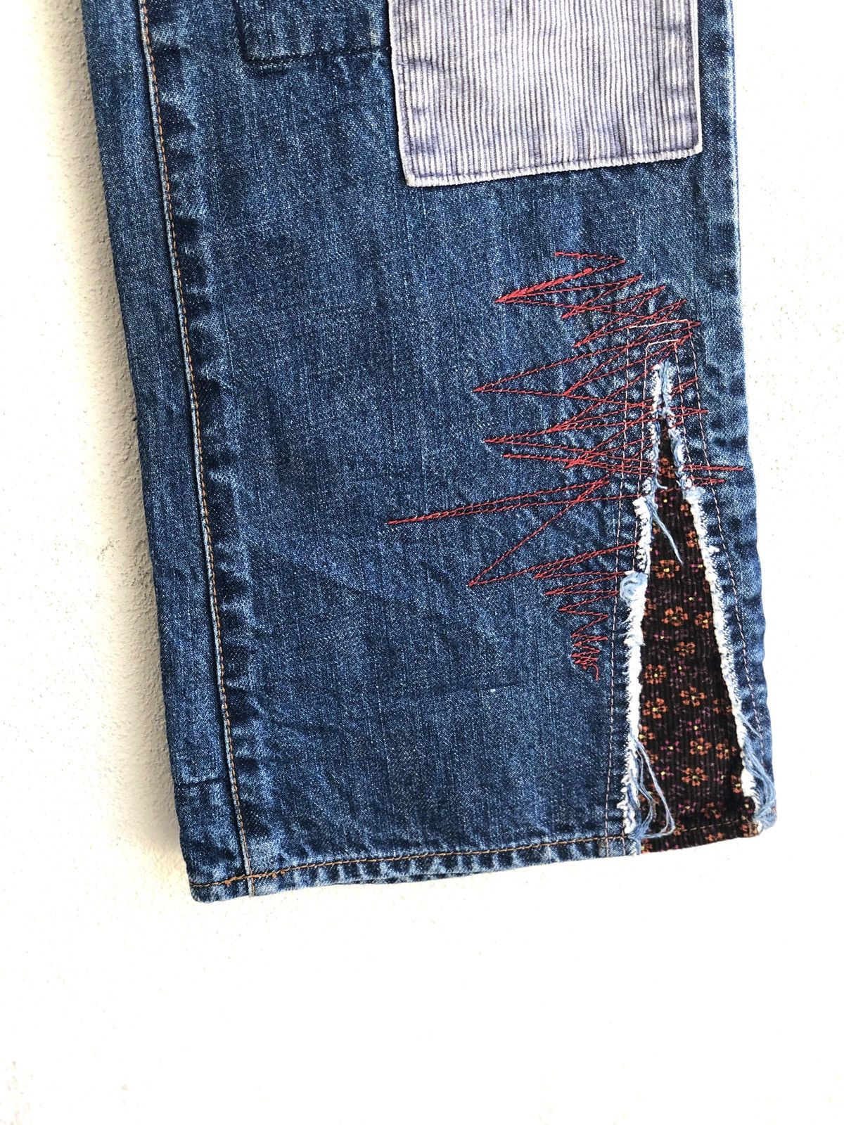 Hysteric Glamour Hysteric Glamour Flared Jeans Patchwork Denim Size US 30 / EU 46 - 10 Thumbnail
