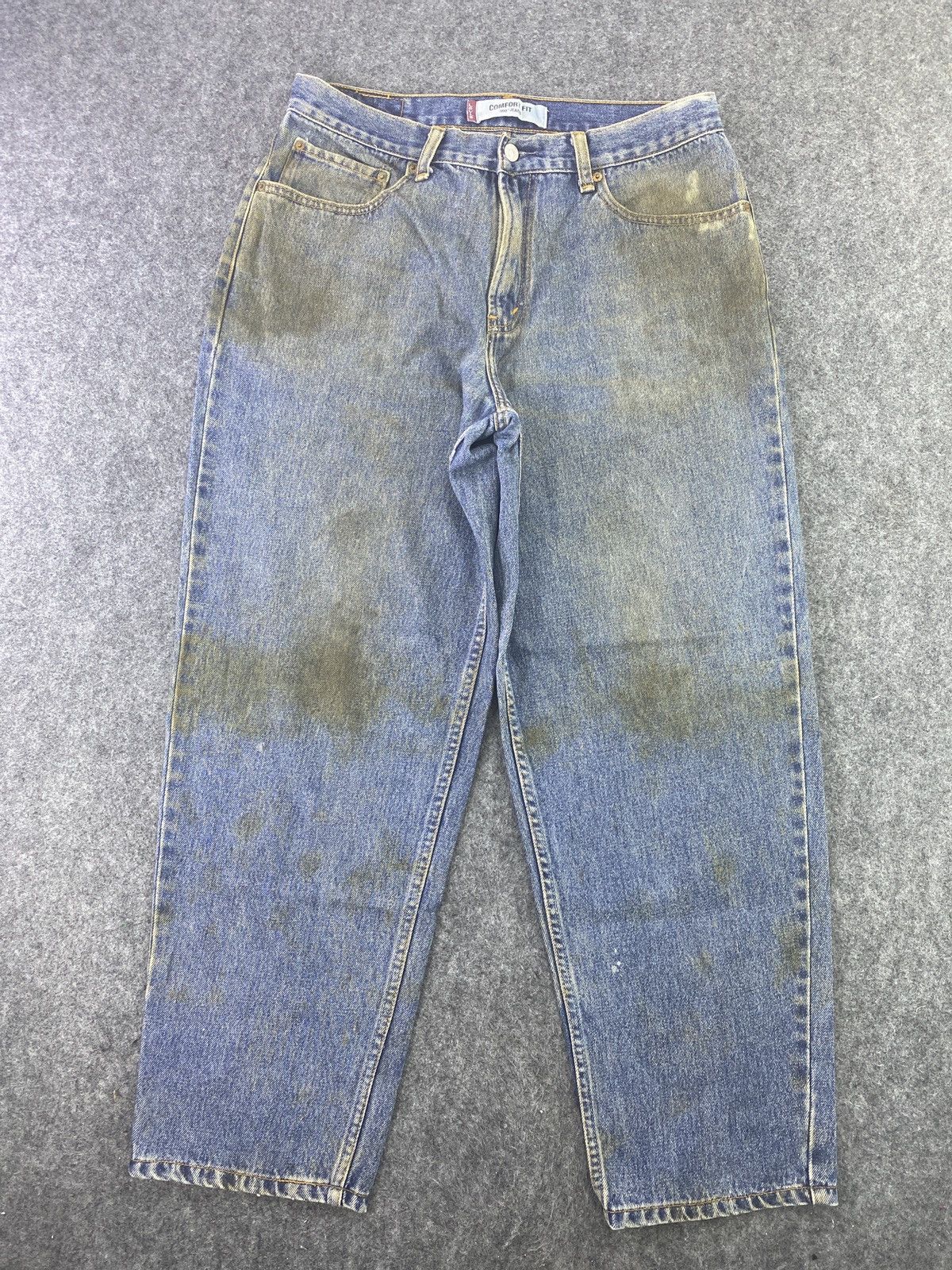 Levi's VINTAGE LEVI'S 560 DIRTY BLUE WASH JEANS - J691 Size US 34 / EU 50 - 1 Thumbnail