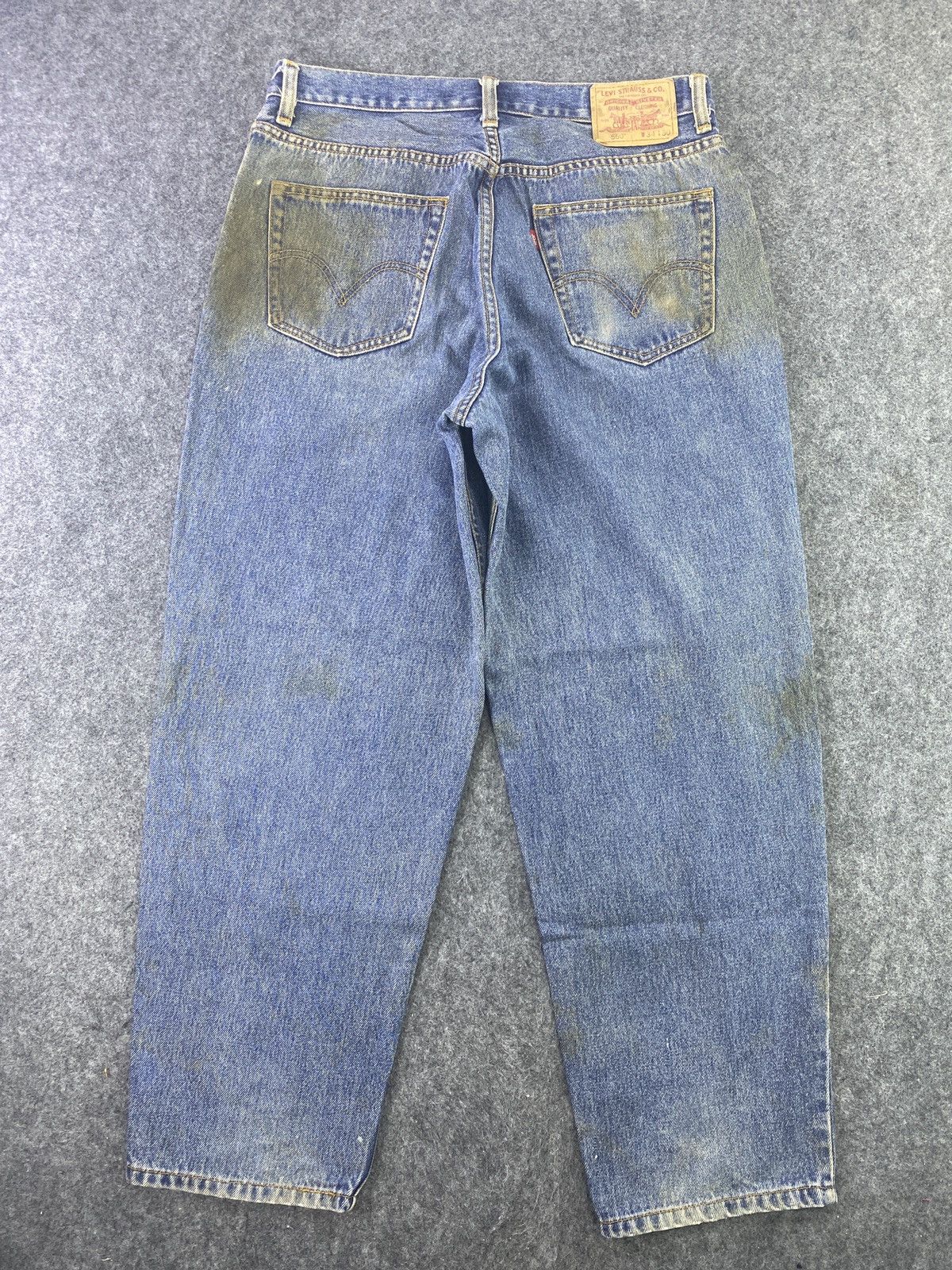 Levi's VINTAGE LEVI'S 560 DIRTY BLUE WASH JEANS - J691 Size US 34 / EU 50 - 2 Thumbnail