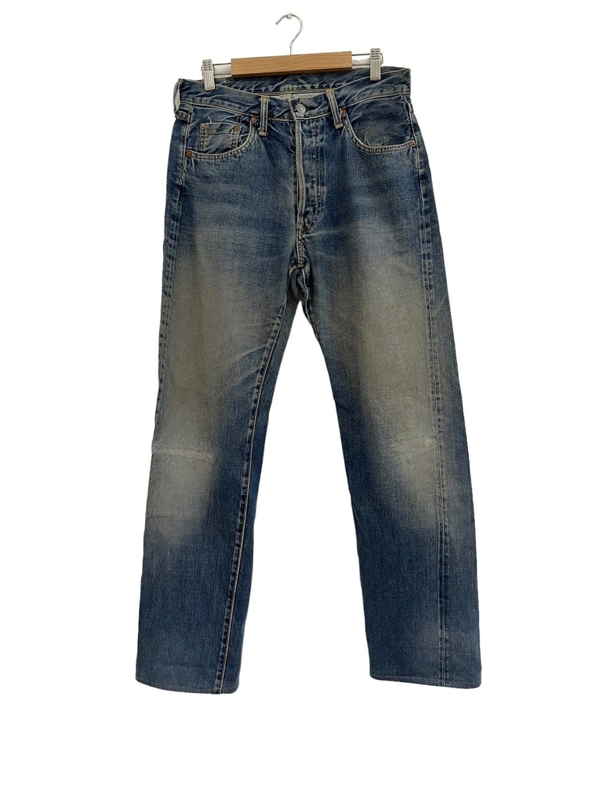 Hysteric Glamour × Kapital GRAILED🔥Sewing Chop Distressed Selvedge Jeans Size US 31 - 1 Thumbnail