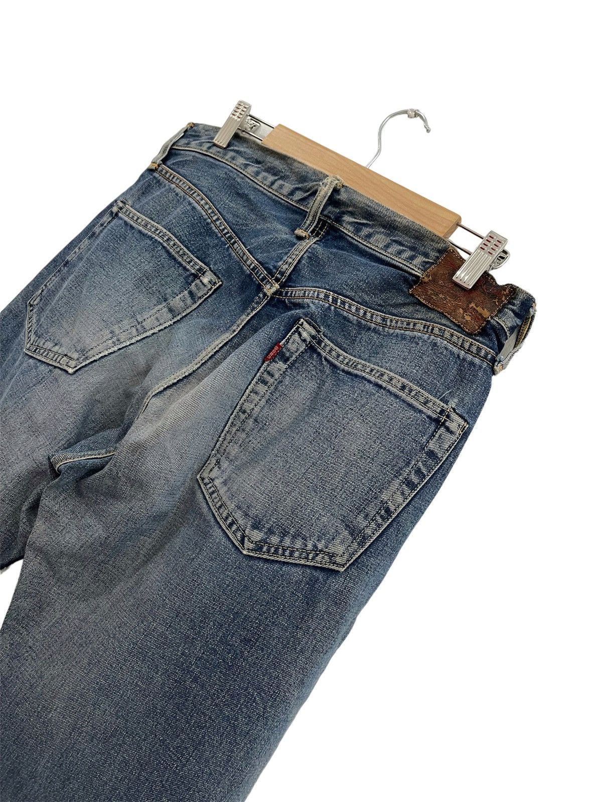 Hysteric Glamour × Kapital GRAILED🔥Sewing Chop Distressed Selvedge Jeans Size US 31 - 3 Thumbnail