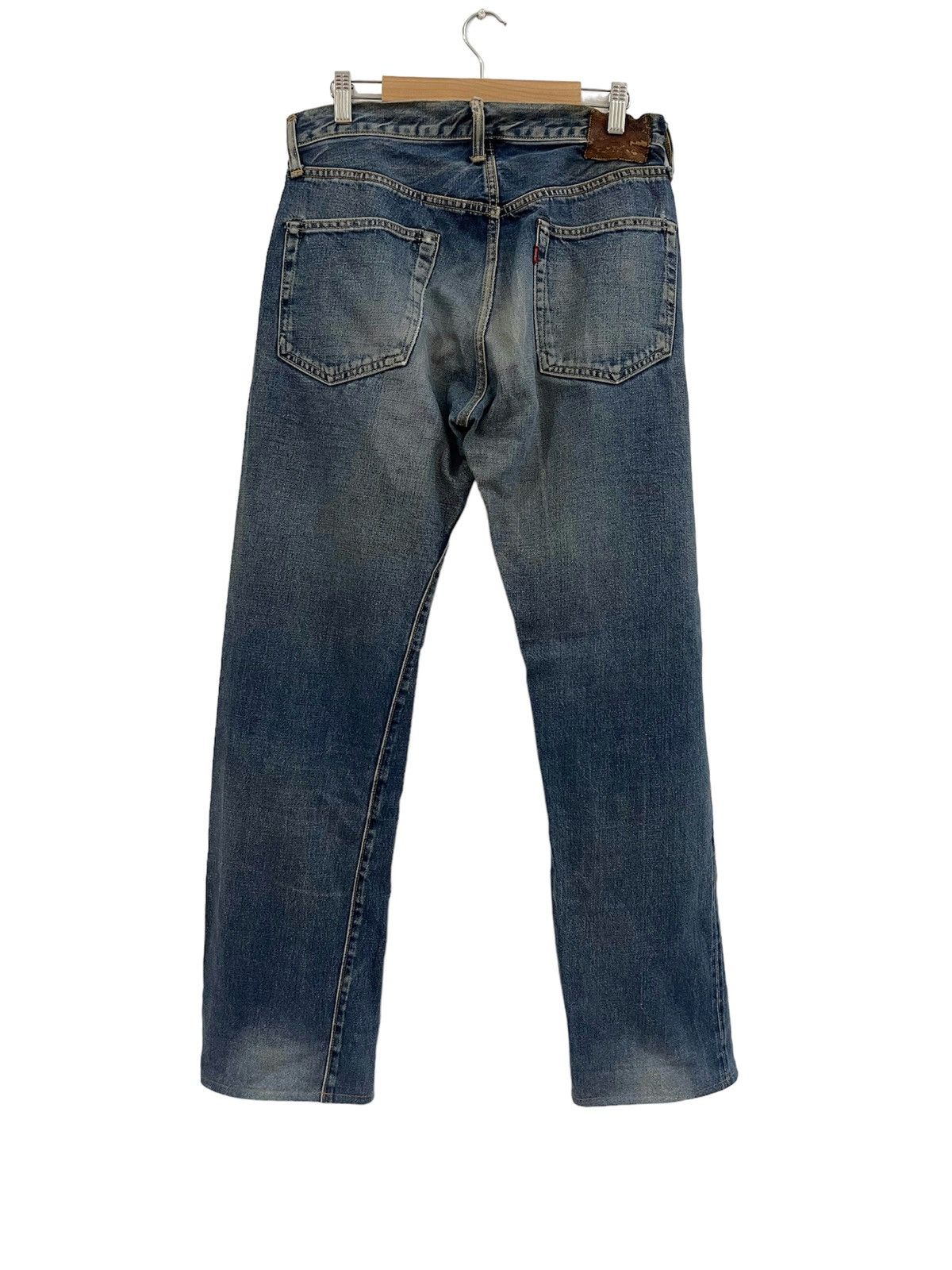 Hysteric Glamour × Kapital GRAILED🔥Sewing Chop Distressed Selvedge Jeans Size US 31 - 2 Thumbnail