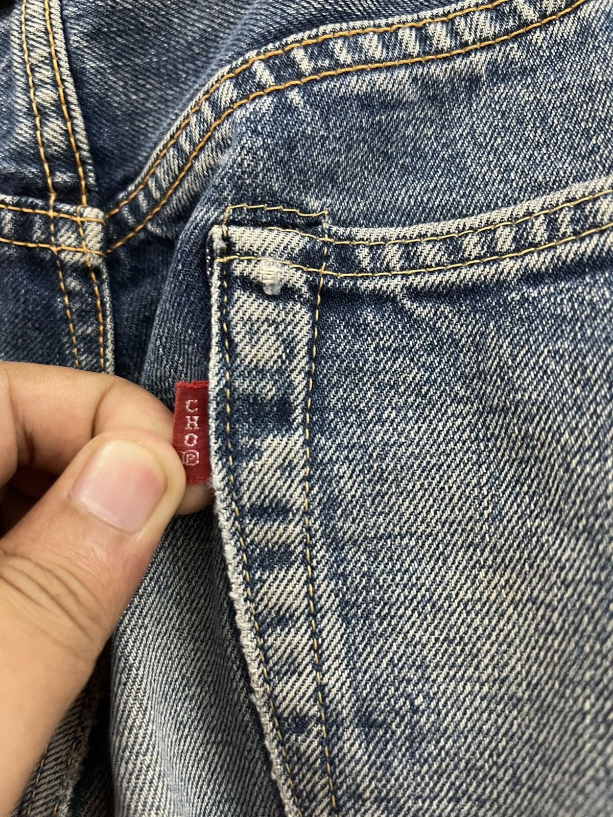 Hysteric Glamour × Kapital GRAILED🔥Sewing Chop Distressed Selvedge Jeans Size US 31 - 6 Thumbnail