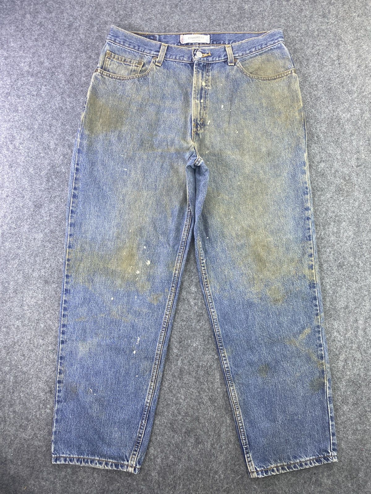Levi's VINTAGE LEVIS 560 DIRTY BLUE JEANS - J693 Size US 34 / EU 50 - 1 Thumbnail