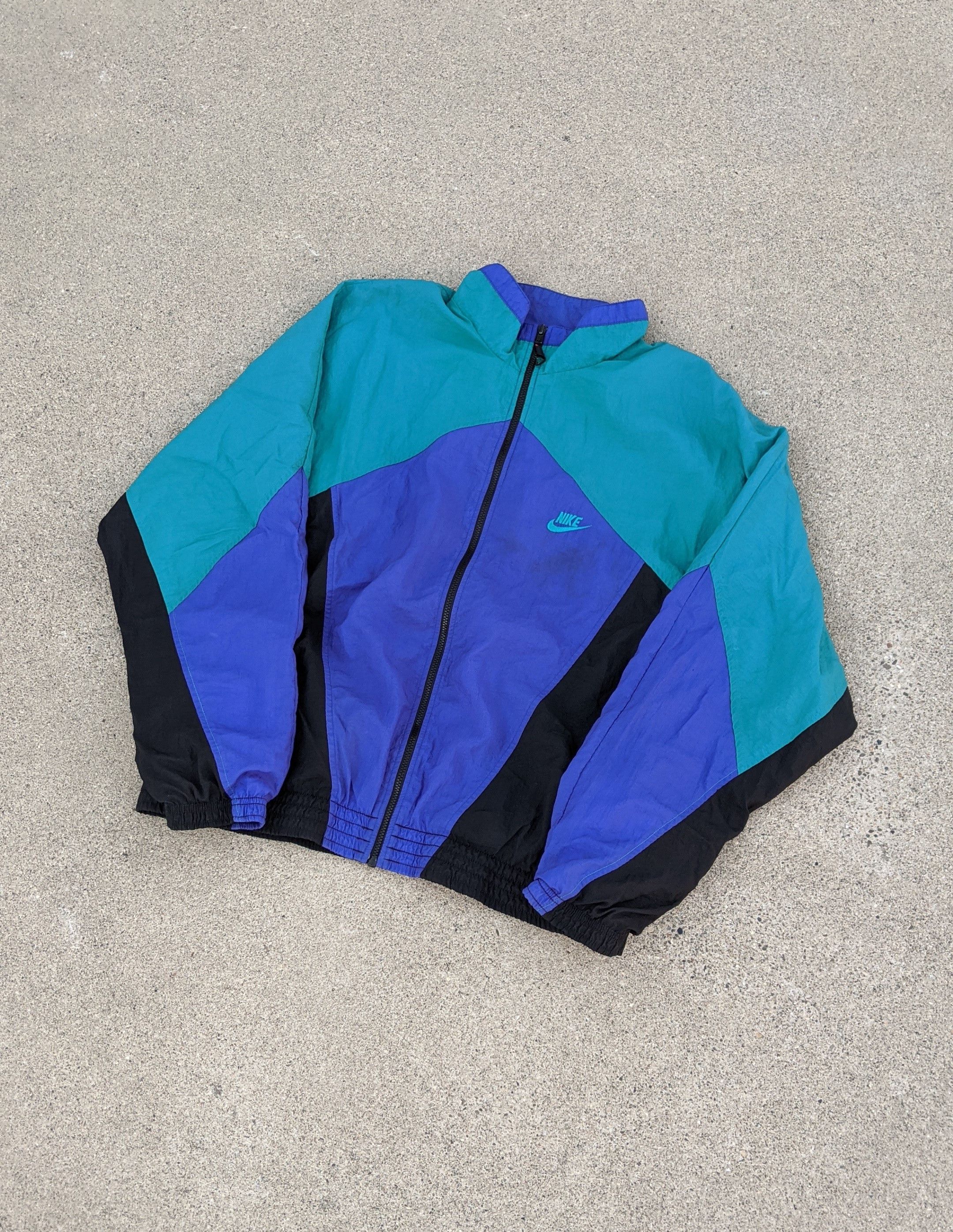 Nike 90s Nike Color Block Windbreaker | Grailed