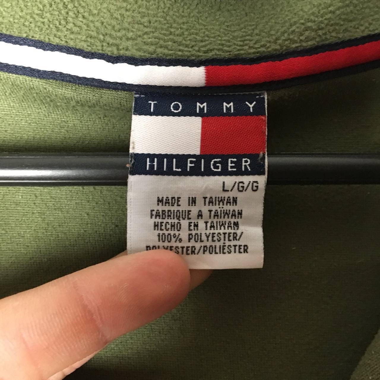 Tommy Hilfiger luxury vintage fleece long sleeve size L