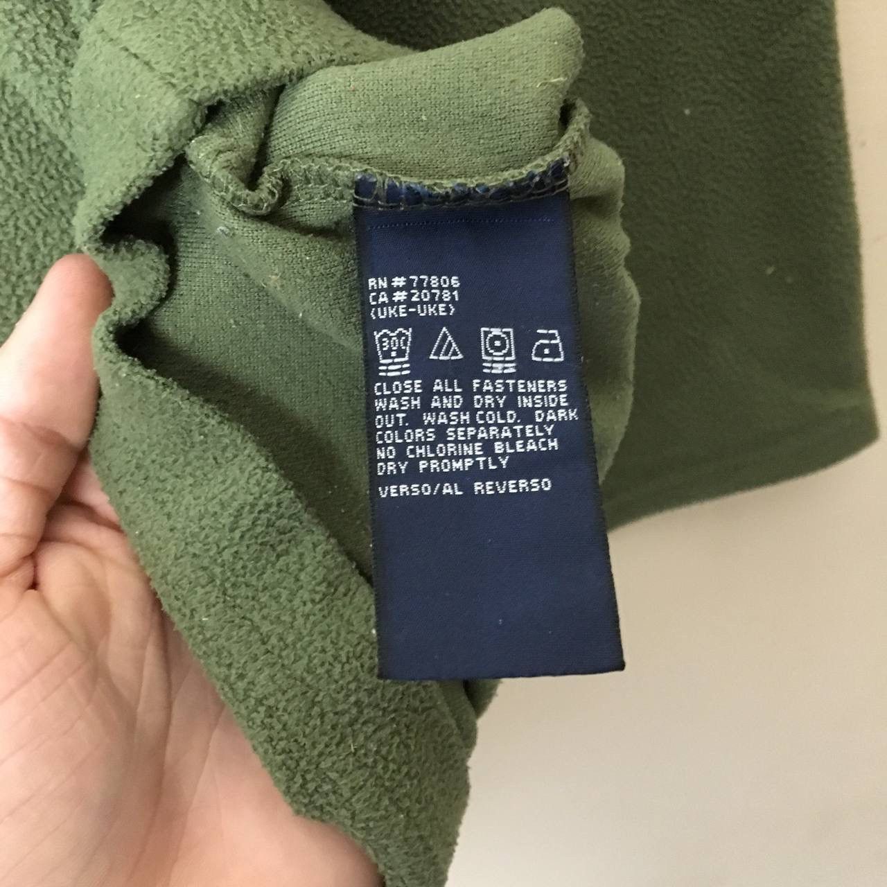 Tommy Hilfiger luxury vintage fleece long sleeve size L