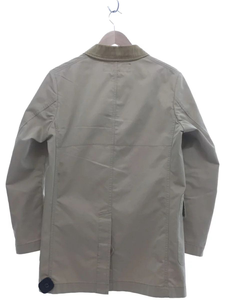 Coat Gray Cotton Plain Coverall