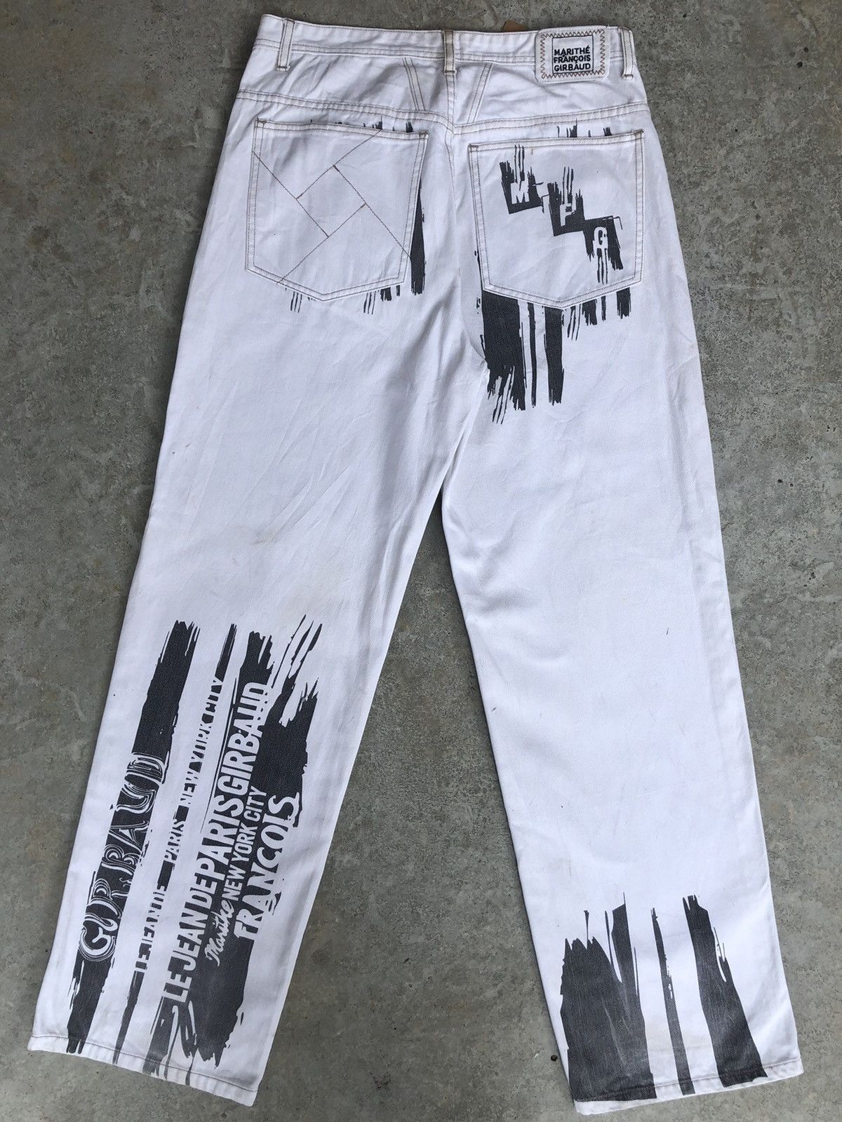 Marithe + Francois Girbaud Marithe Francois Girbaud Baggy Jeans hip hop skateboards Size US 33 - 1 Thumbnail