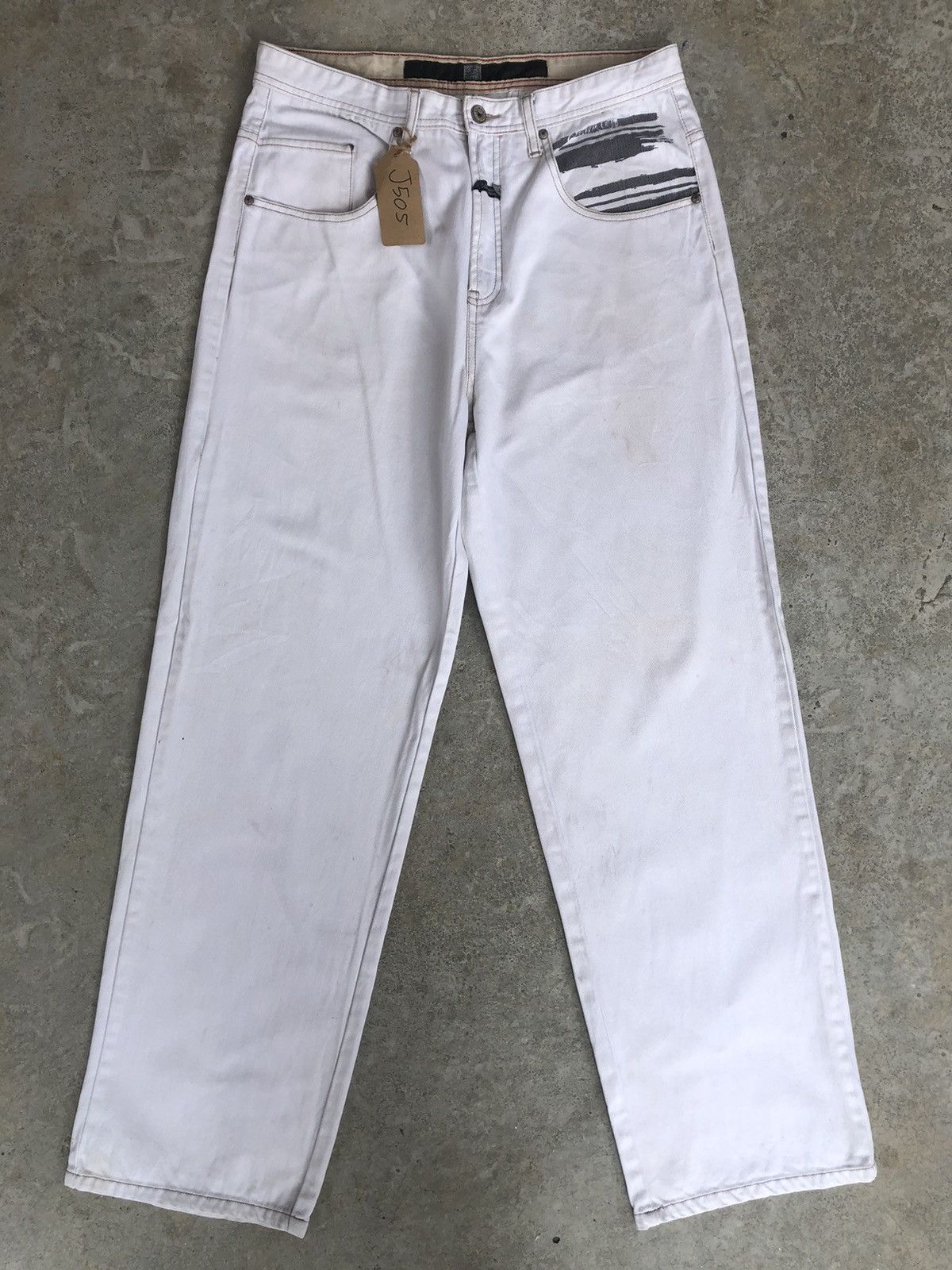 Marithe + Francois Girbaud Marithe Francois Girbaud Baggy Jeans hip hop skateboards Size US 33 - 2 Thumbnail