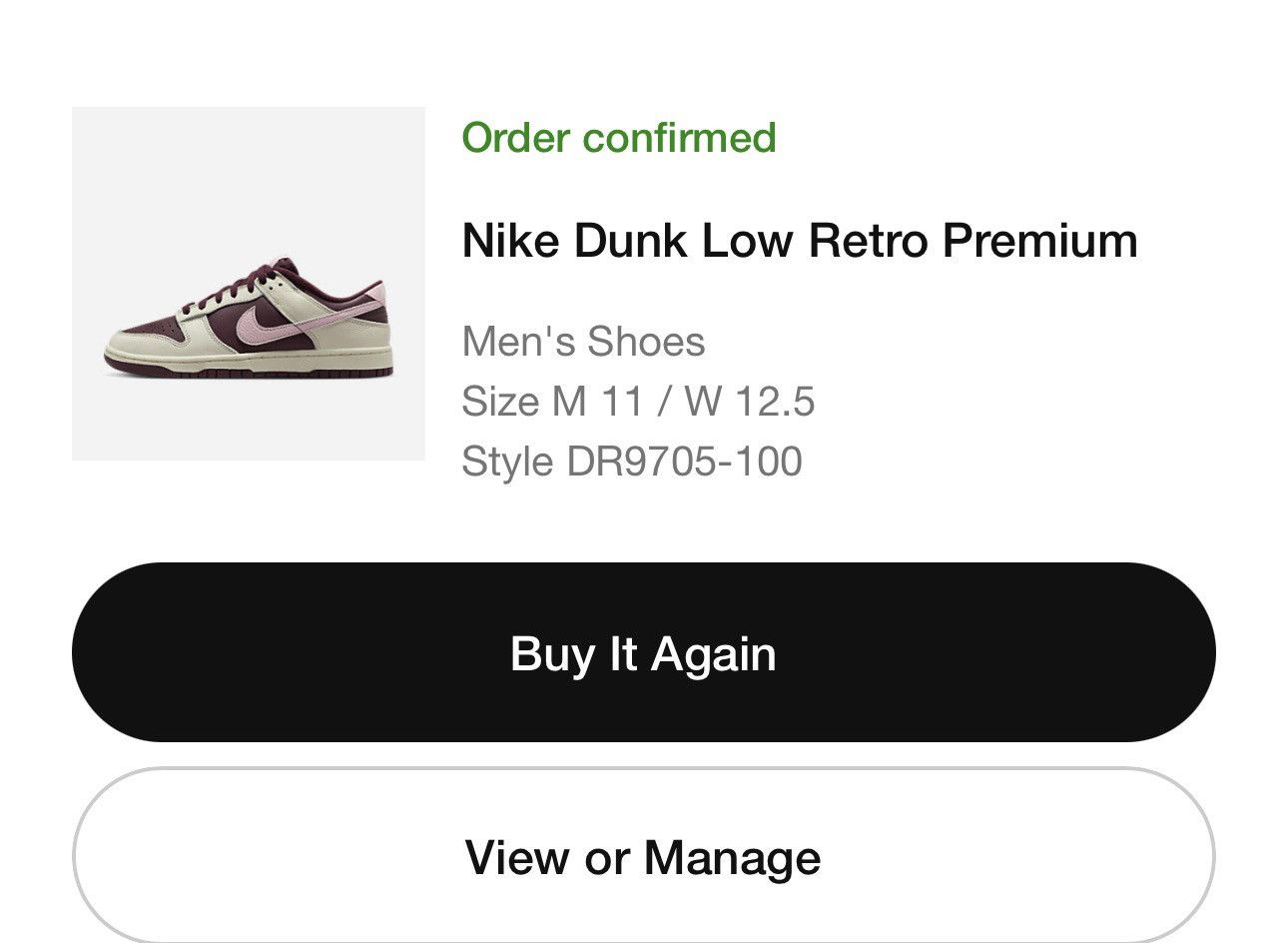 Nike Nike Dunk Low Valentine’s Day Size US 11 / EU 44 - 11 Thumbnail